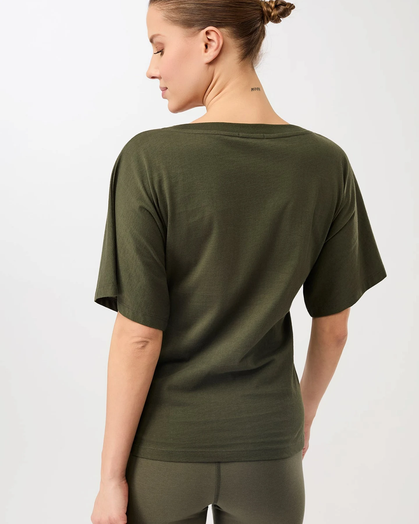 MANDALA Damen vegan T-Shirt Butterfly Leaf – Ansicht 2