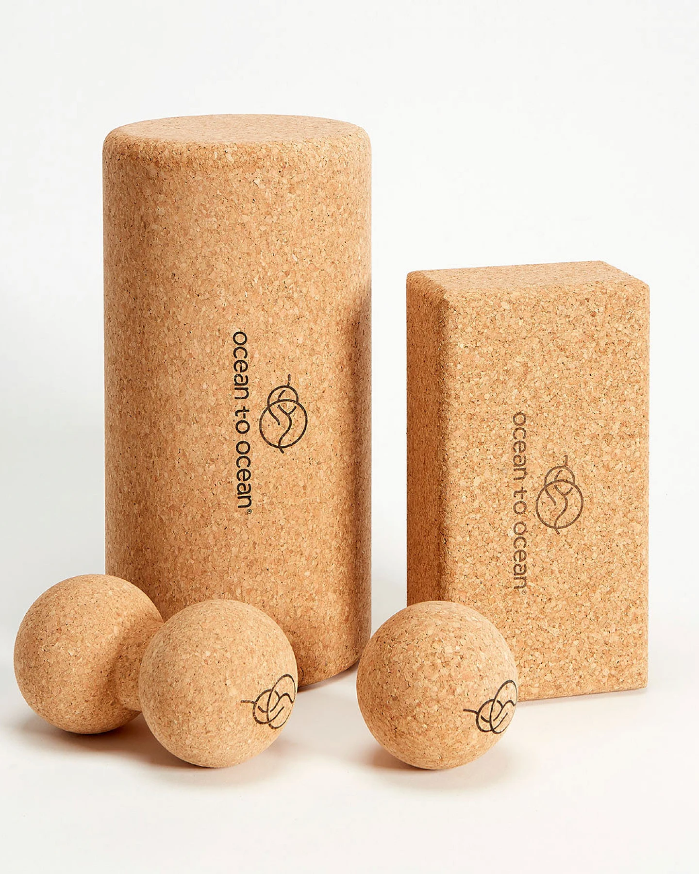 Ocean to Ocean Peanut Faszienball aus Kork - Large – Ansicht 4