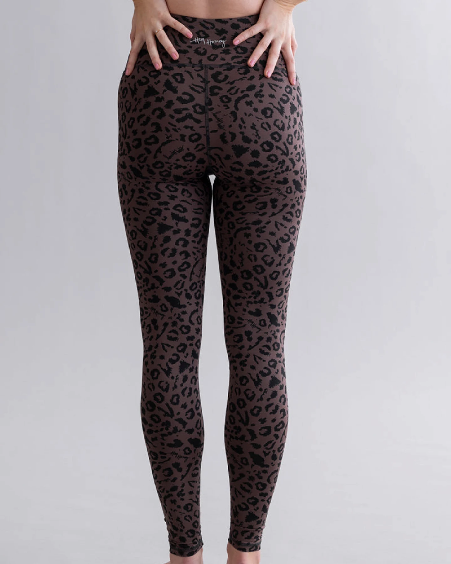 Hey Honey Maternity Leggings Mono Leo Soft Brown – Ansicht 5