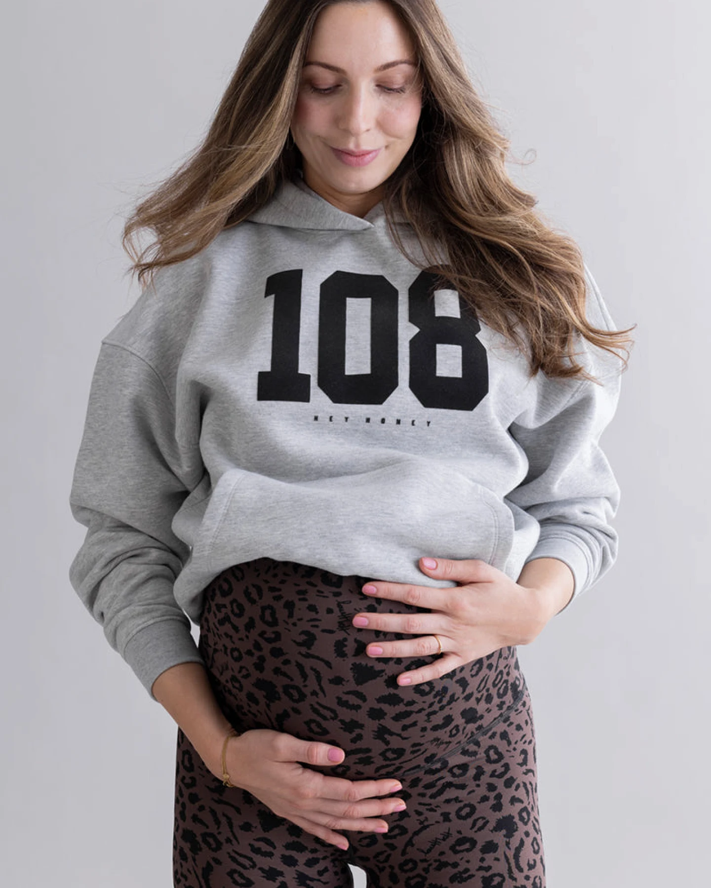 Hey Honey Maternity Leggings Mono Leo Soft Brown – Ansicht 10