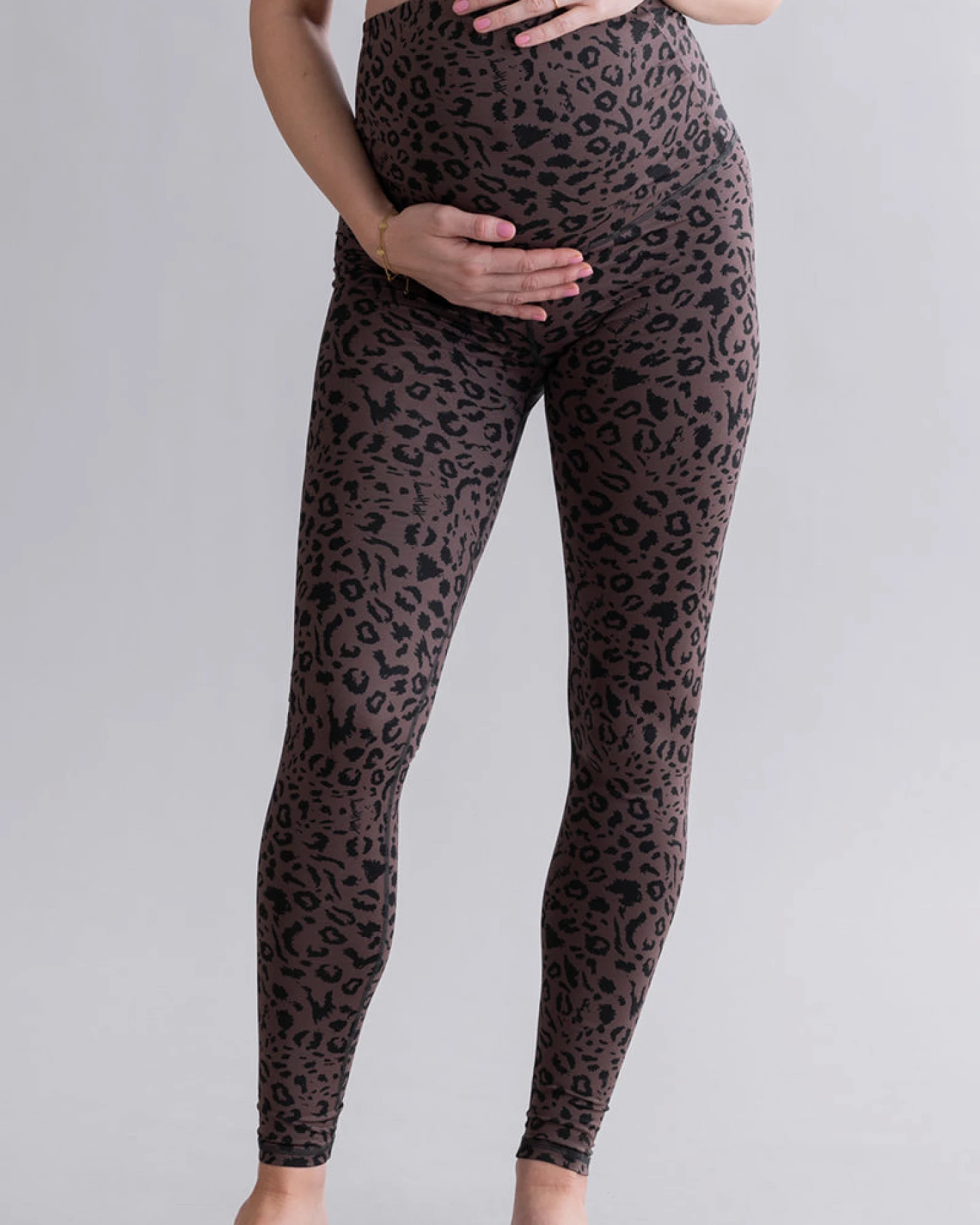 Hey Honey Maternity Leggings Mono Leo Soft Brown – Ansicht 11