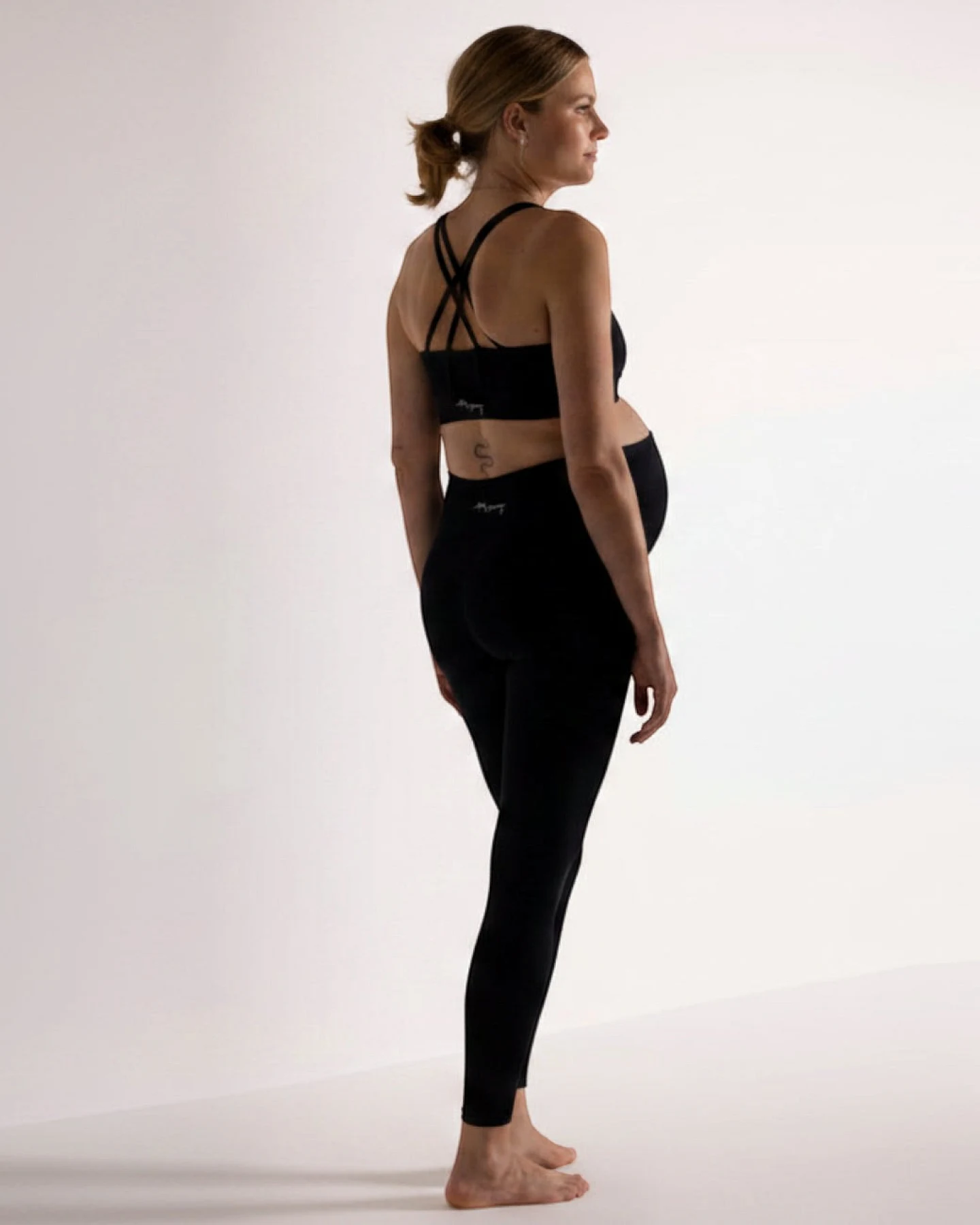 Hey Honey Maternity Leggings - Black – Ansicht 3