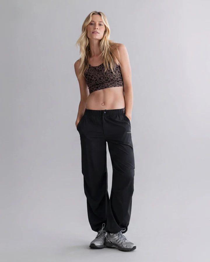 Hey Honey Ribstop Pants - Black