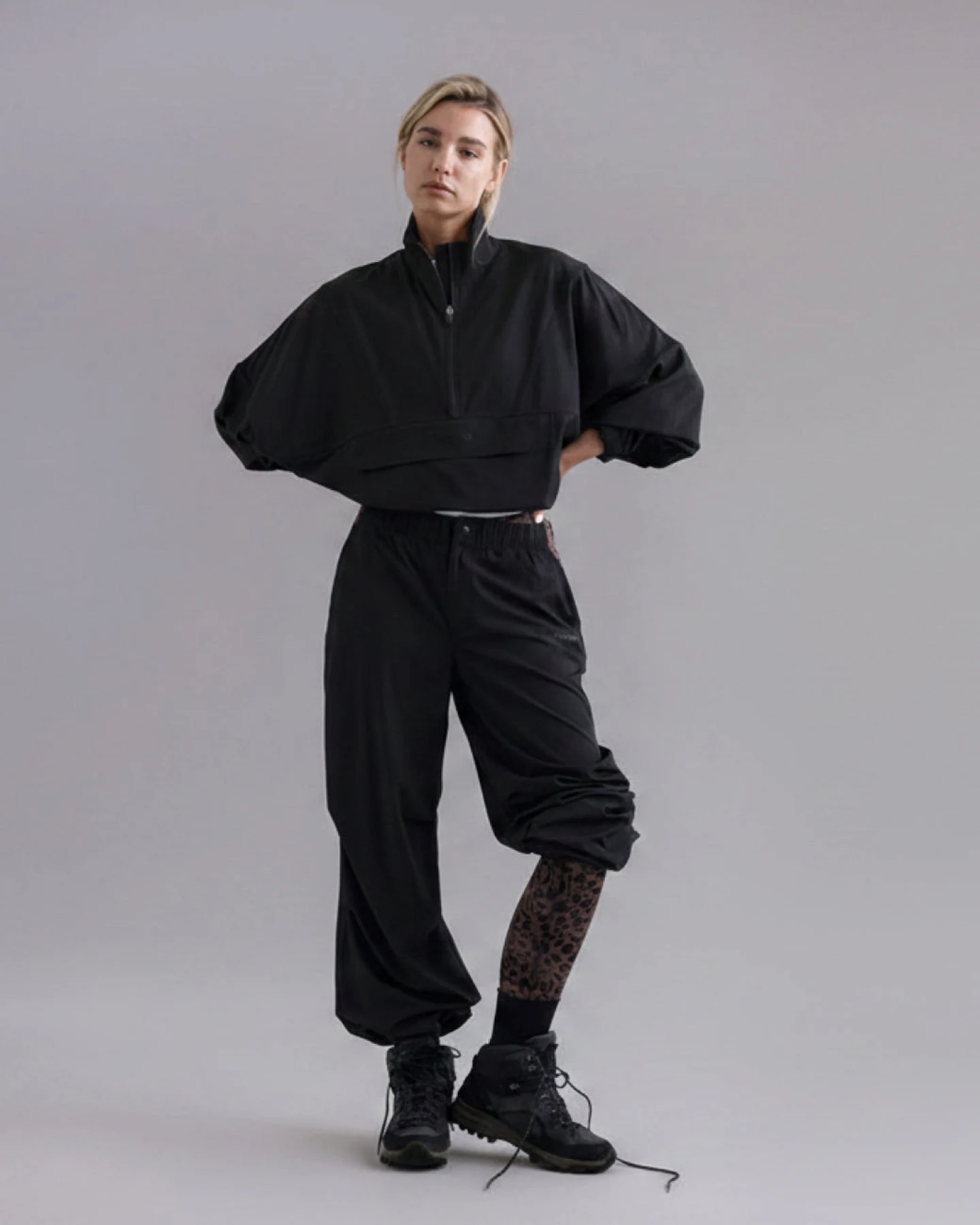 Hey Honey Ribstop Pants - Black – Ansicht 2