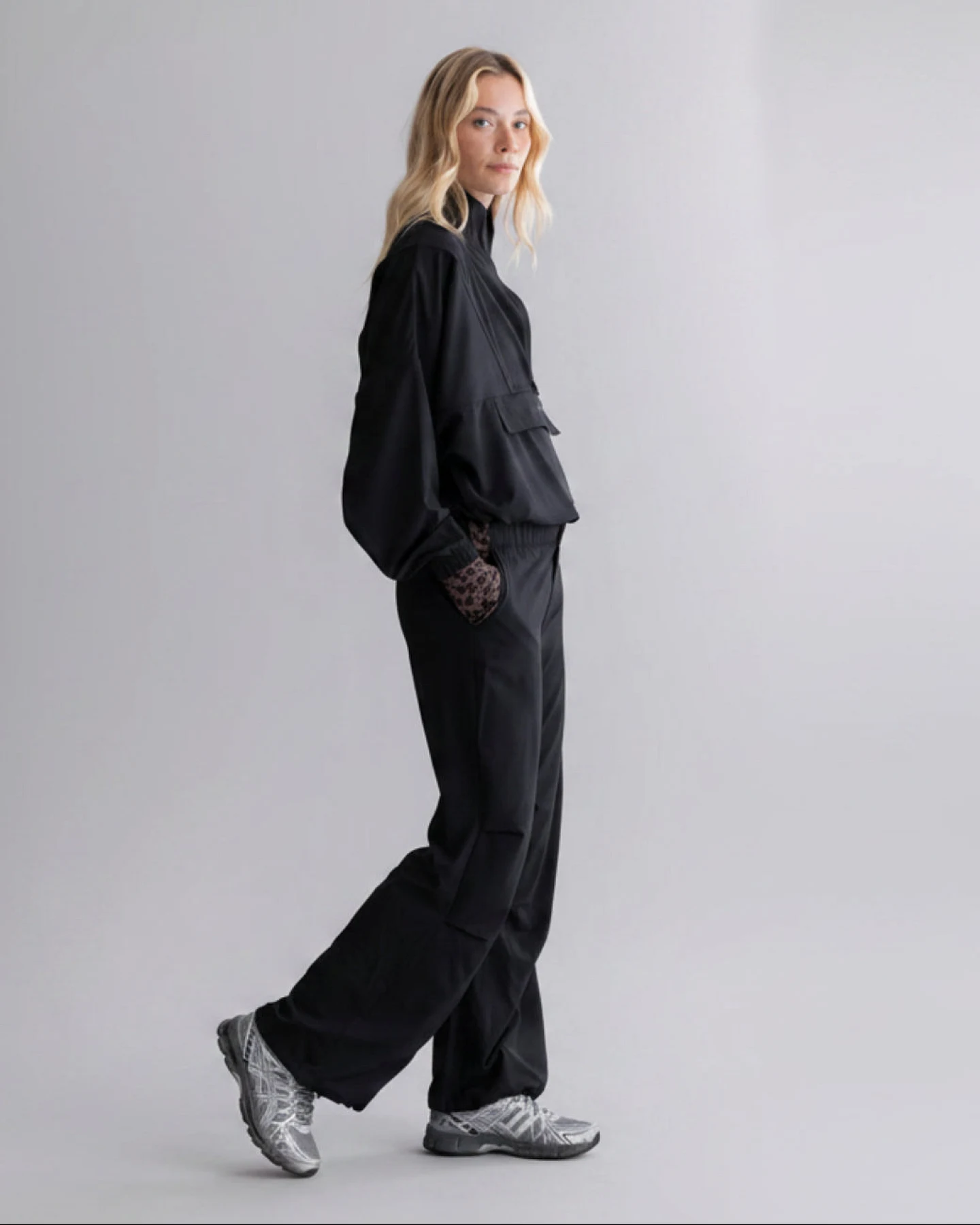 Hey Honey Ribstop Pants - Black – Ansicht 3