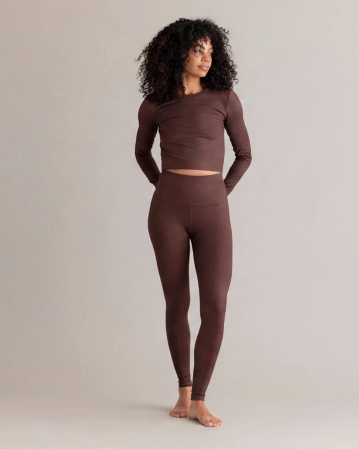 Hey Honey Leggings Always Dressed Soft Brown