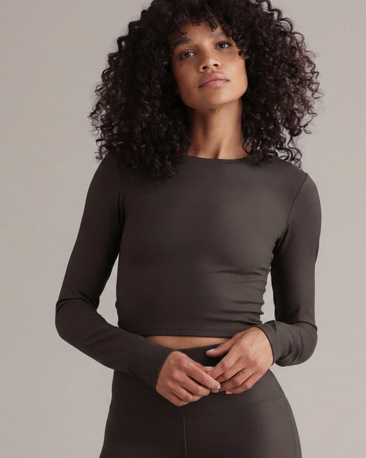 Hey Honey Longsleeve Cropped Always Dressed Forest Night