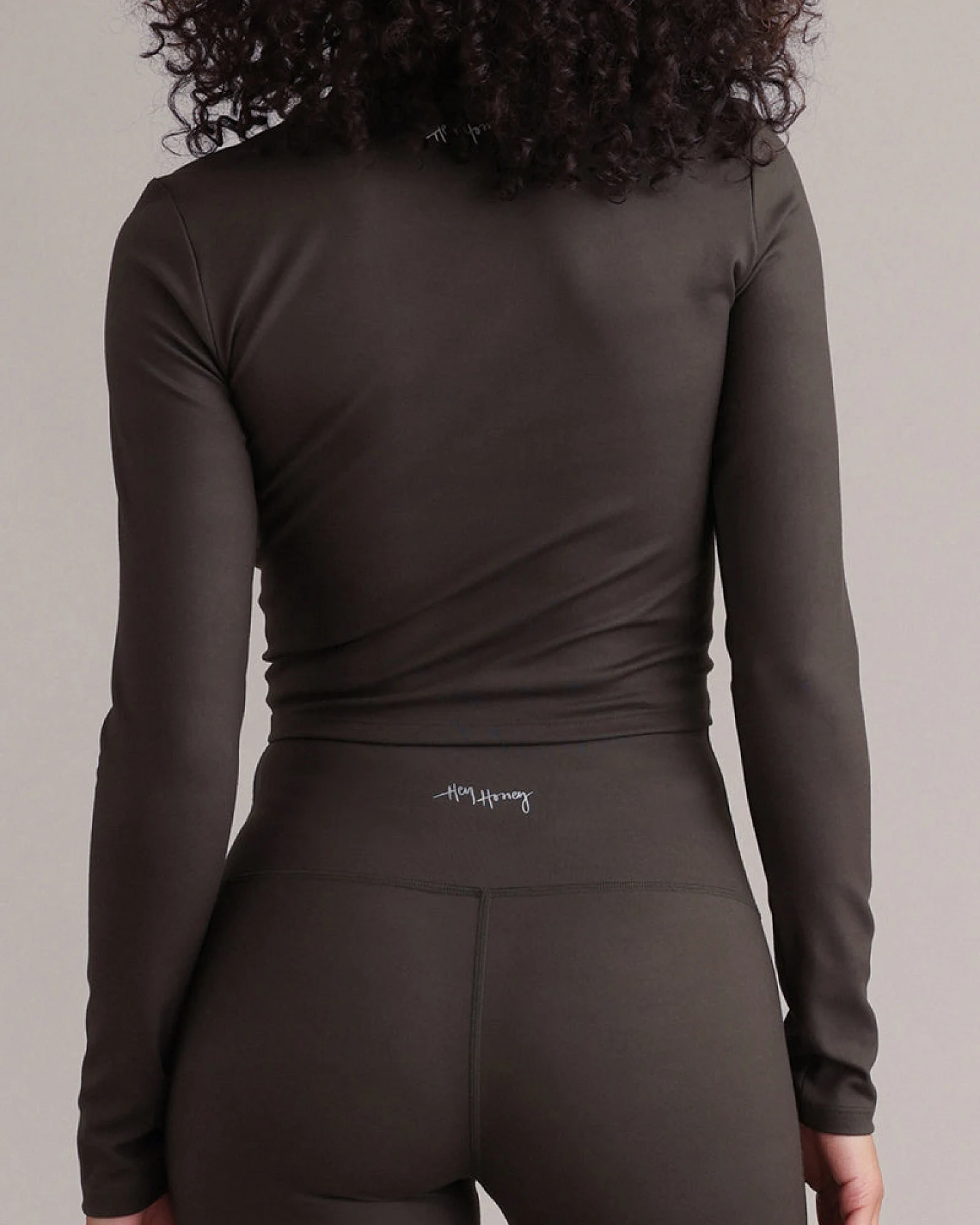 Hey Honey Longsleeve Cropped Always Dressed Forest Night – Ansicht 6