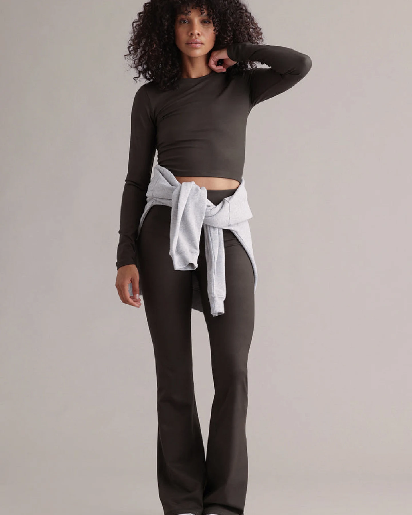 Hey Honey Longsleeve Cropped Always Dressed Forest Night – Ansicht 8