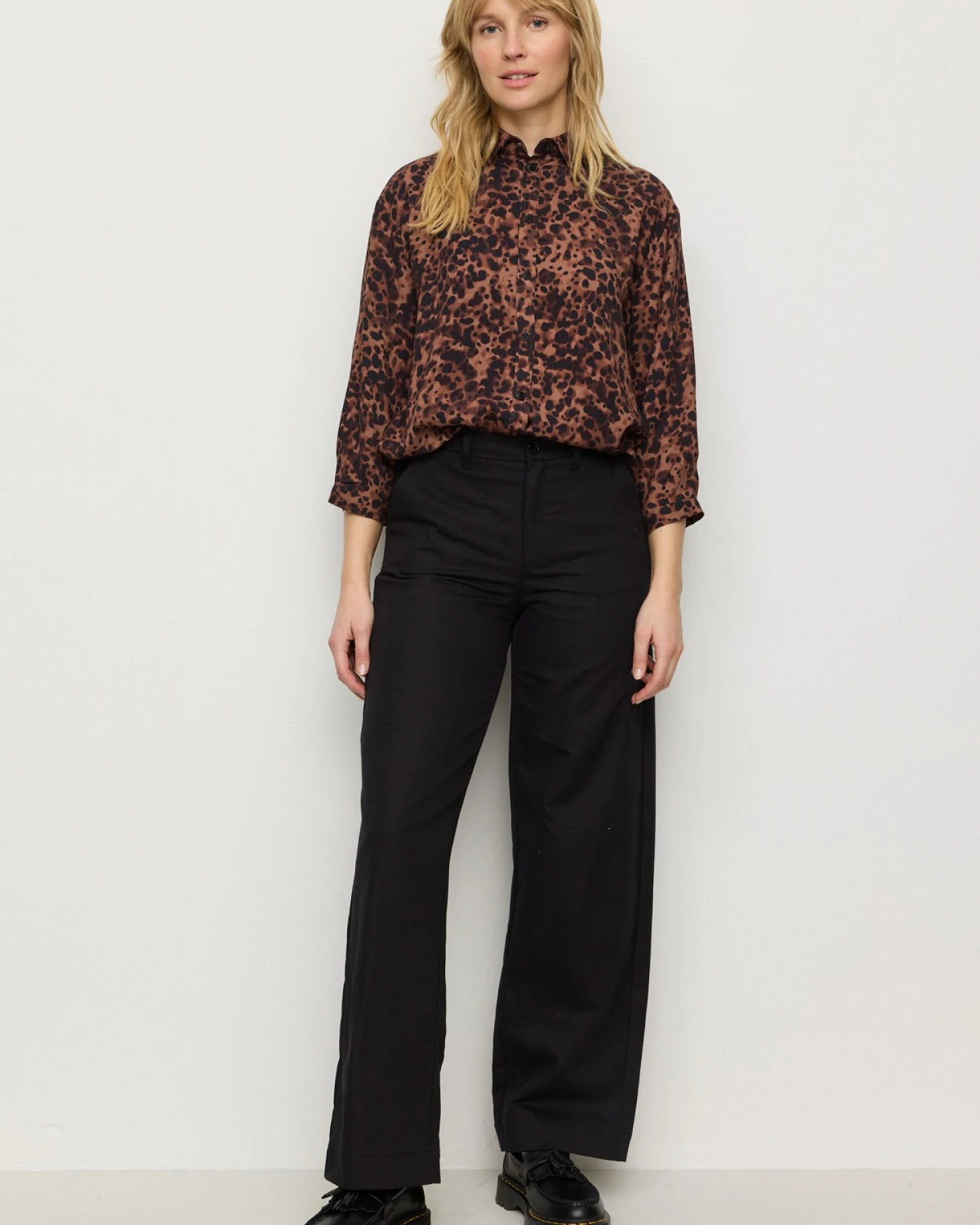 Bluse Cypress Leo Braun – Ansicht 3