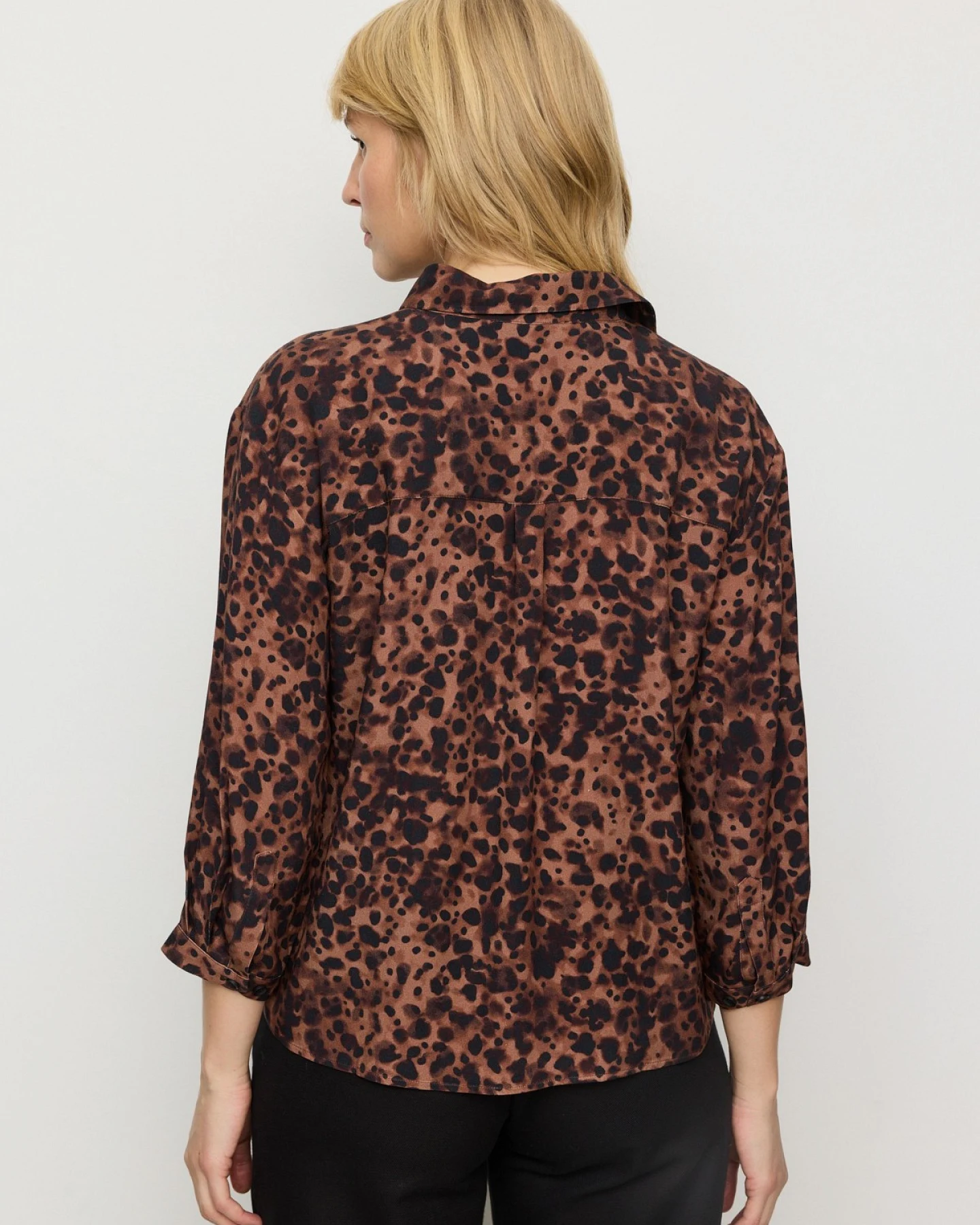 Bluse Cypress Leo Braun – Ansicht 2
