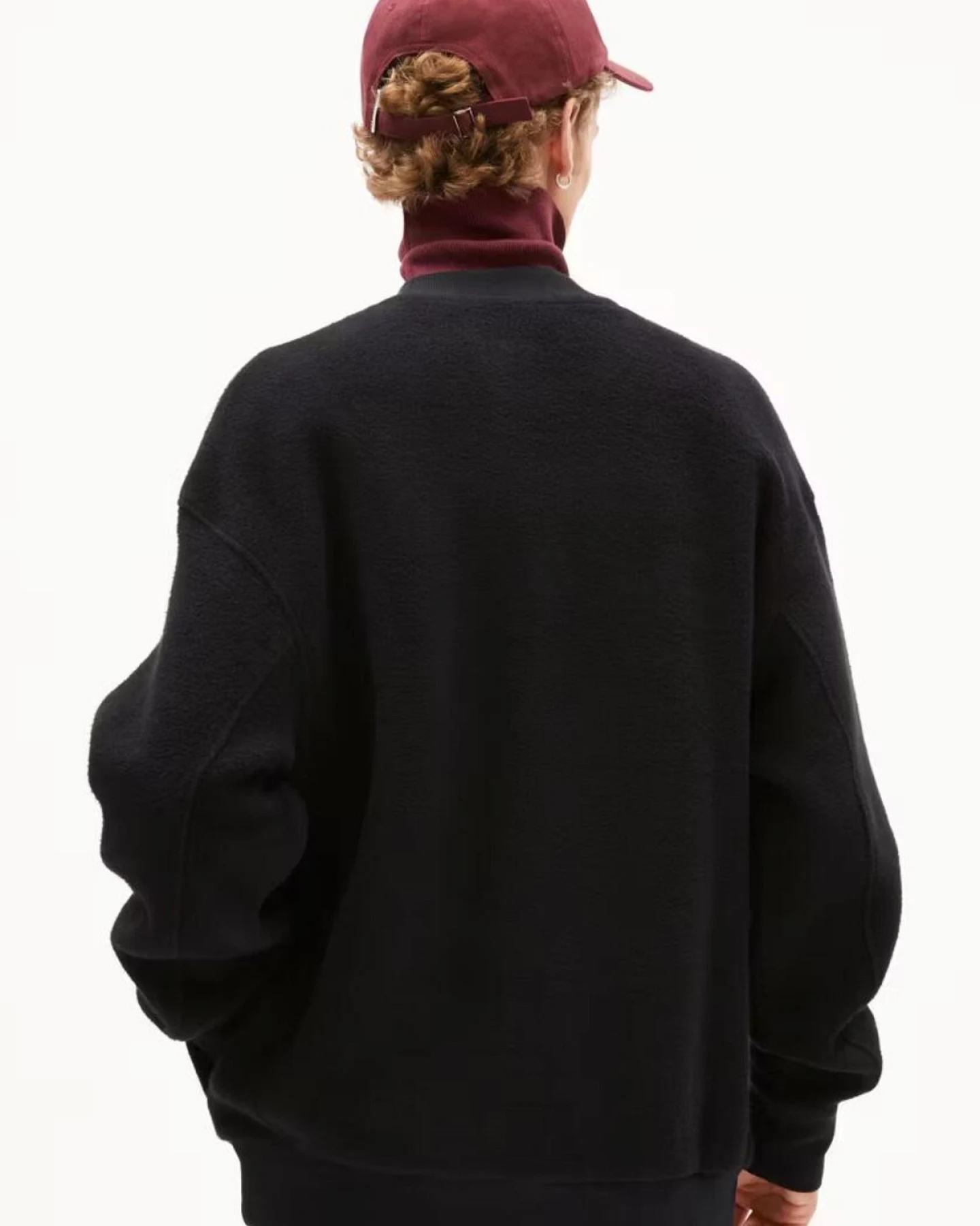 Sweatshirt Lomaar Felpa Schwarz – Ansicht 2