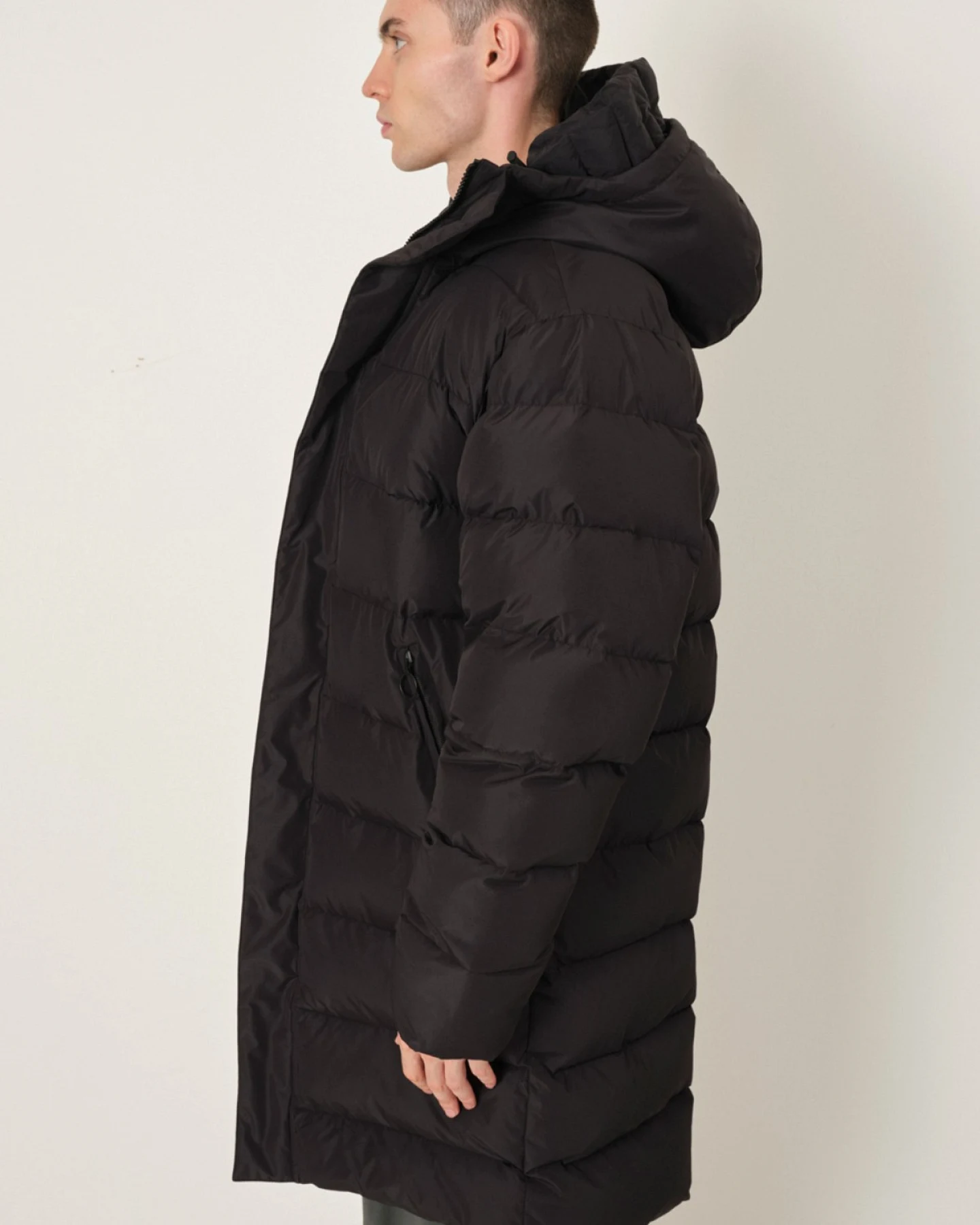 Puffermantel Kensington Schwarz – Ansicht 4