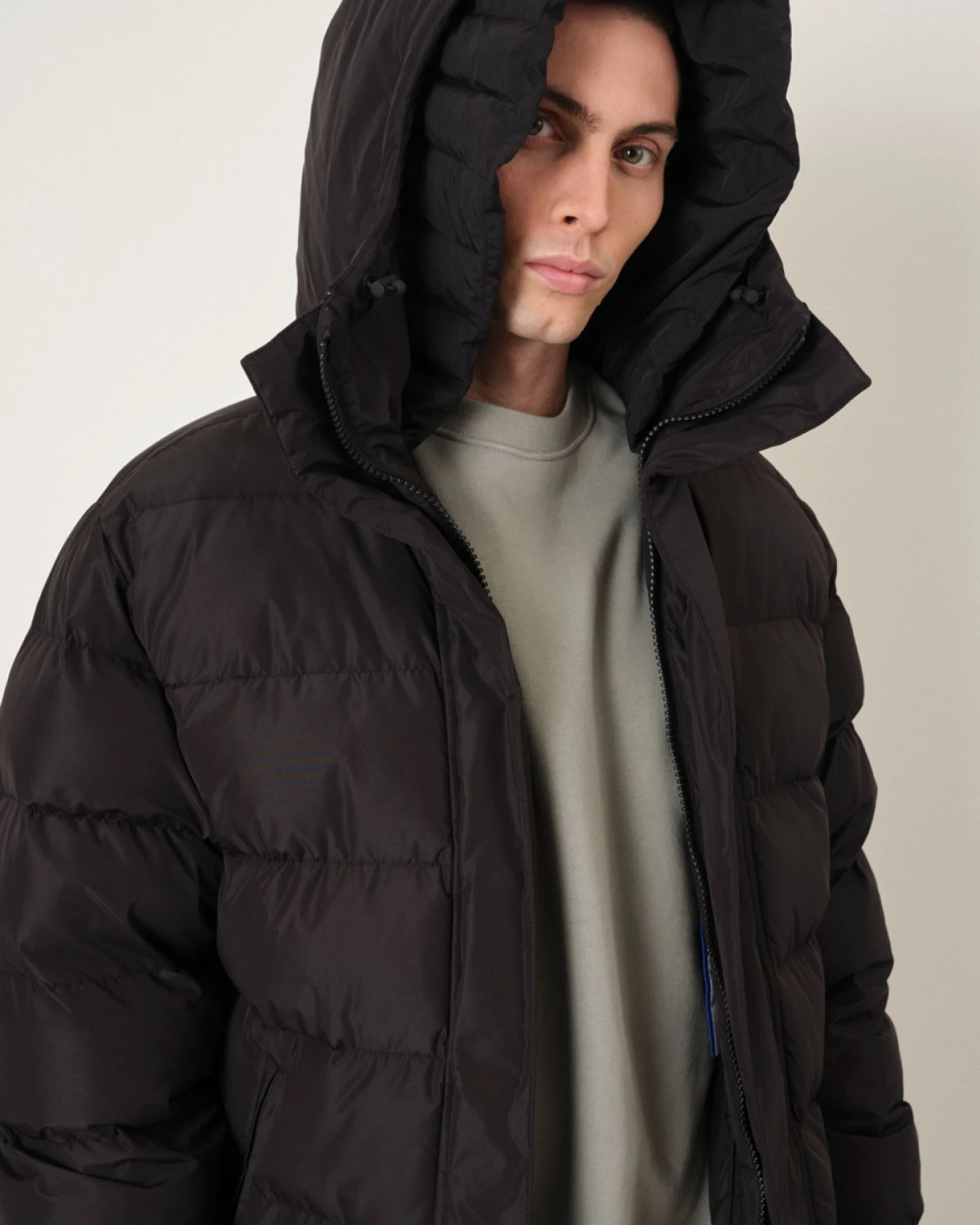Puffermantel Kensington Schwarz – Ansicht 2