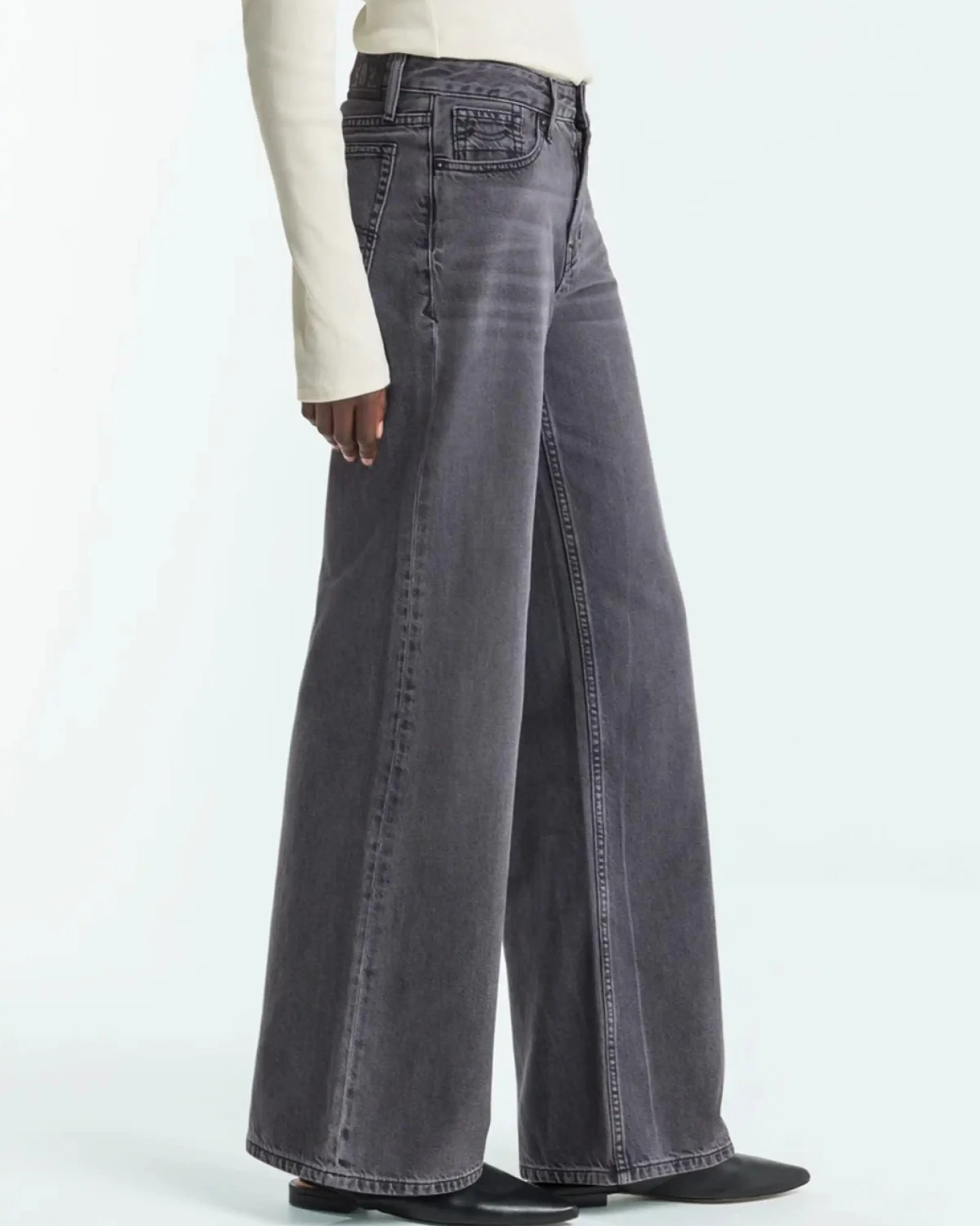Jeans Jane Pony Black Od Black – Ansicht 3