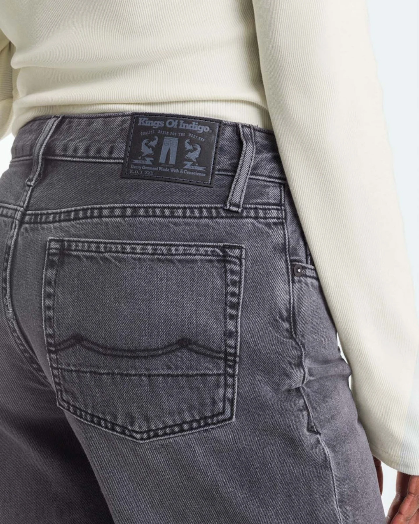 Jeans Jane Pony Black Od Black – Ansicht 4