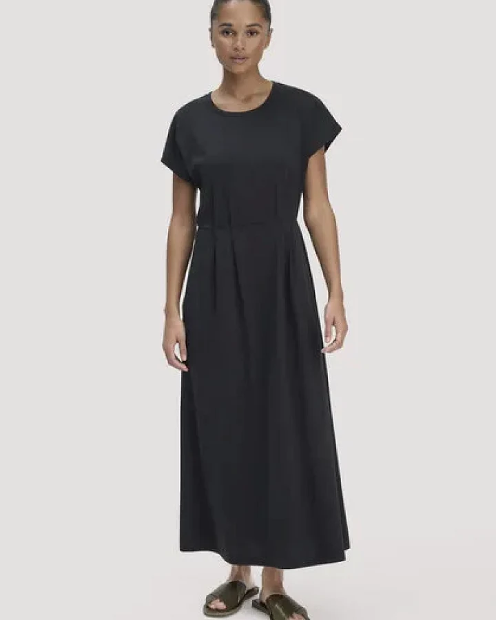 hessnatur Jersey Kleid Knöchellang Relaxed aus reiner Bio-Baumwolle