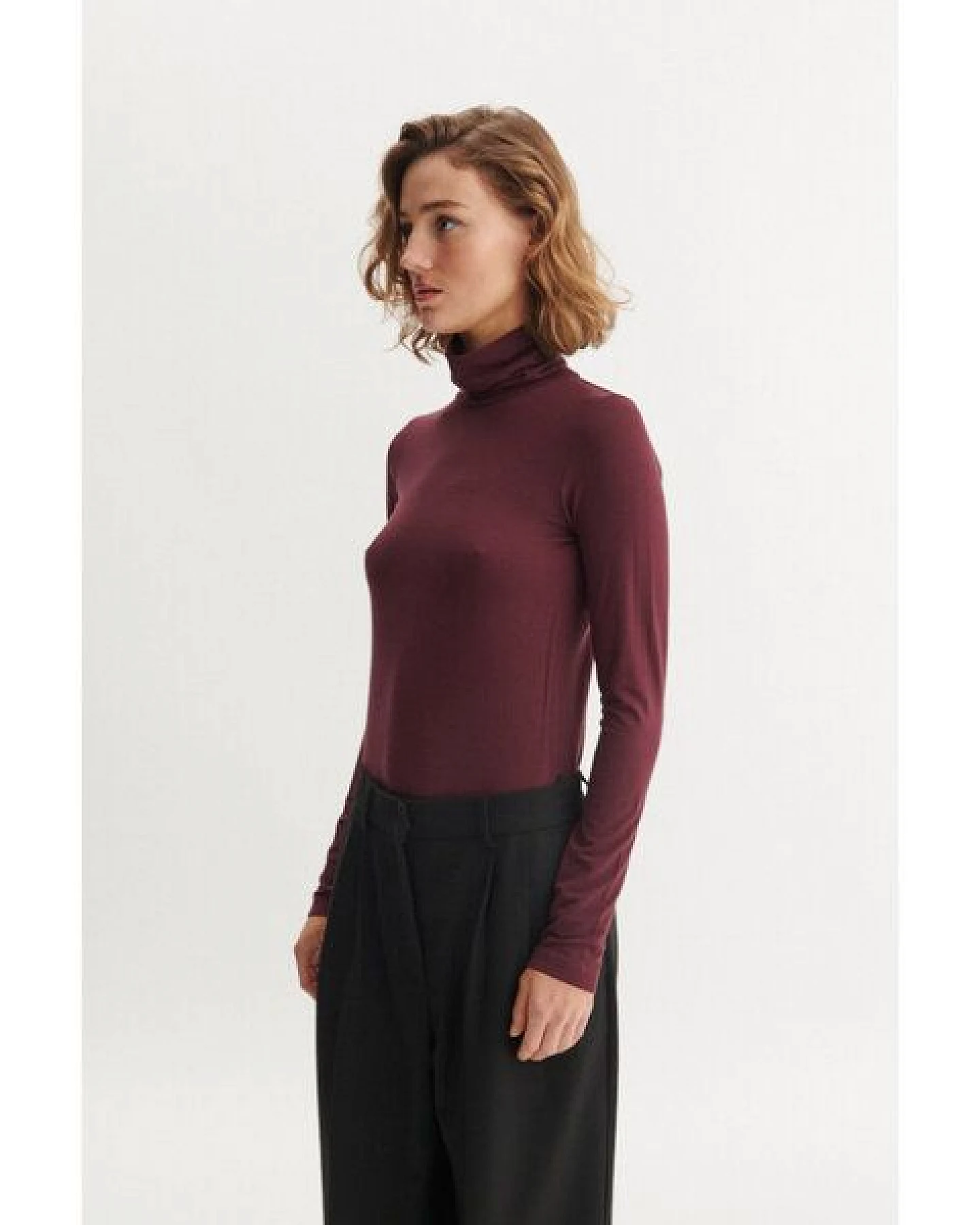 Basic Apparel Rollkragenshirt - Joline T-Neck - aus Tencel – Ansicht 2