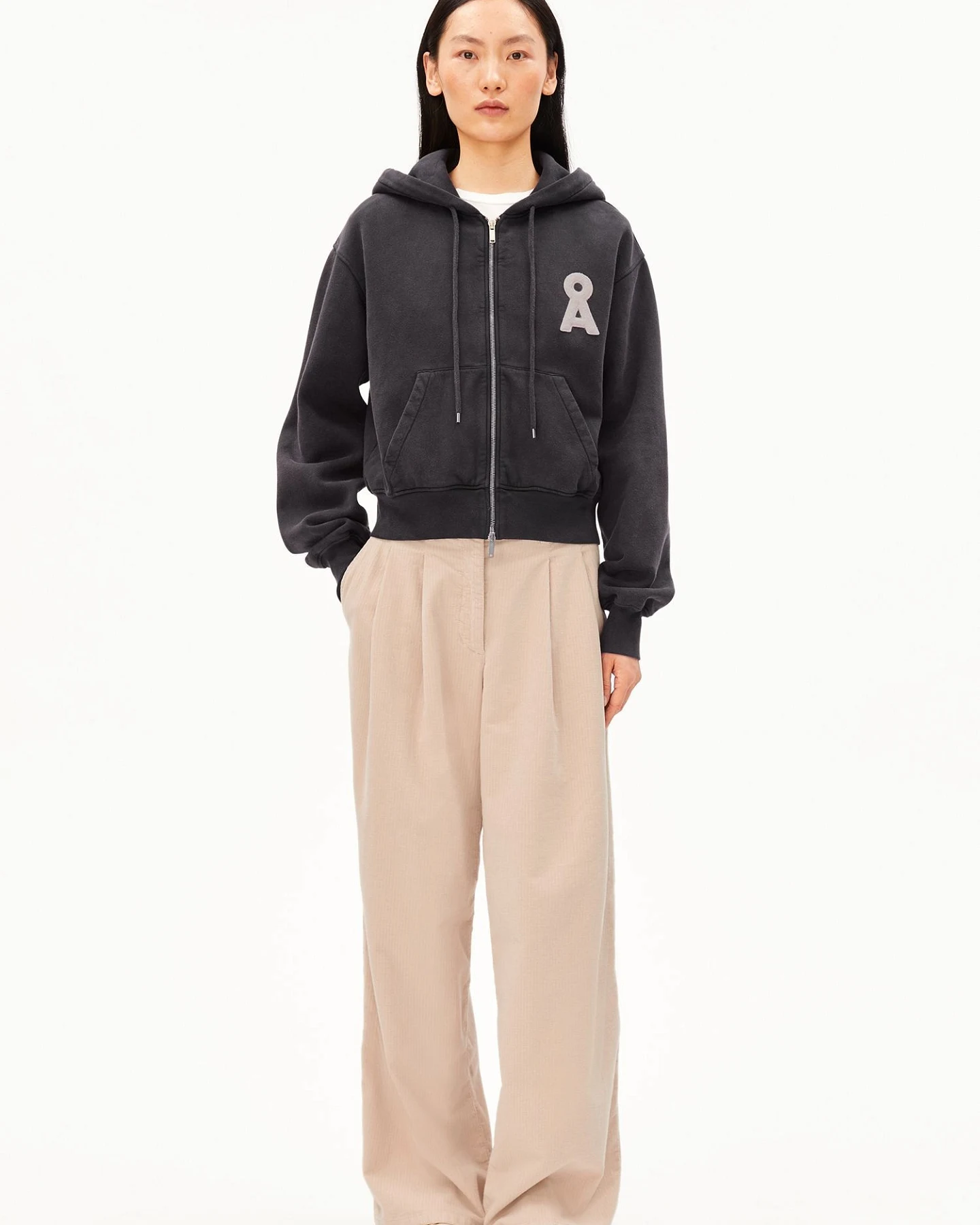 ARMEDANGELS Sweatjacke CROPPED ZIPPER – Ansicht 5