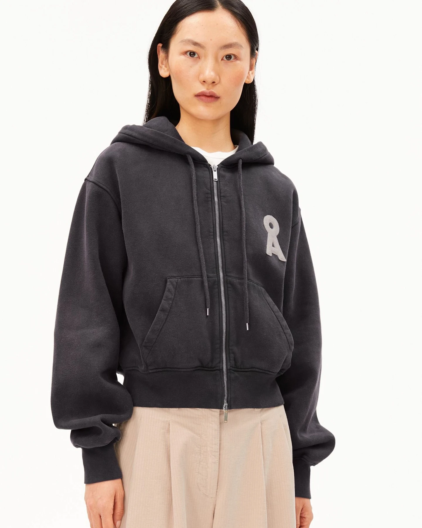 ARMEDANGELS Sweatjacke CROPPED ZIPPER – Ansicht 2