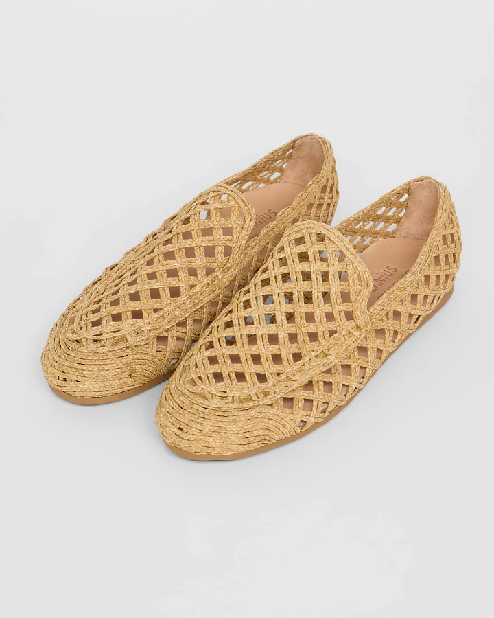 Raffia Slipper
