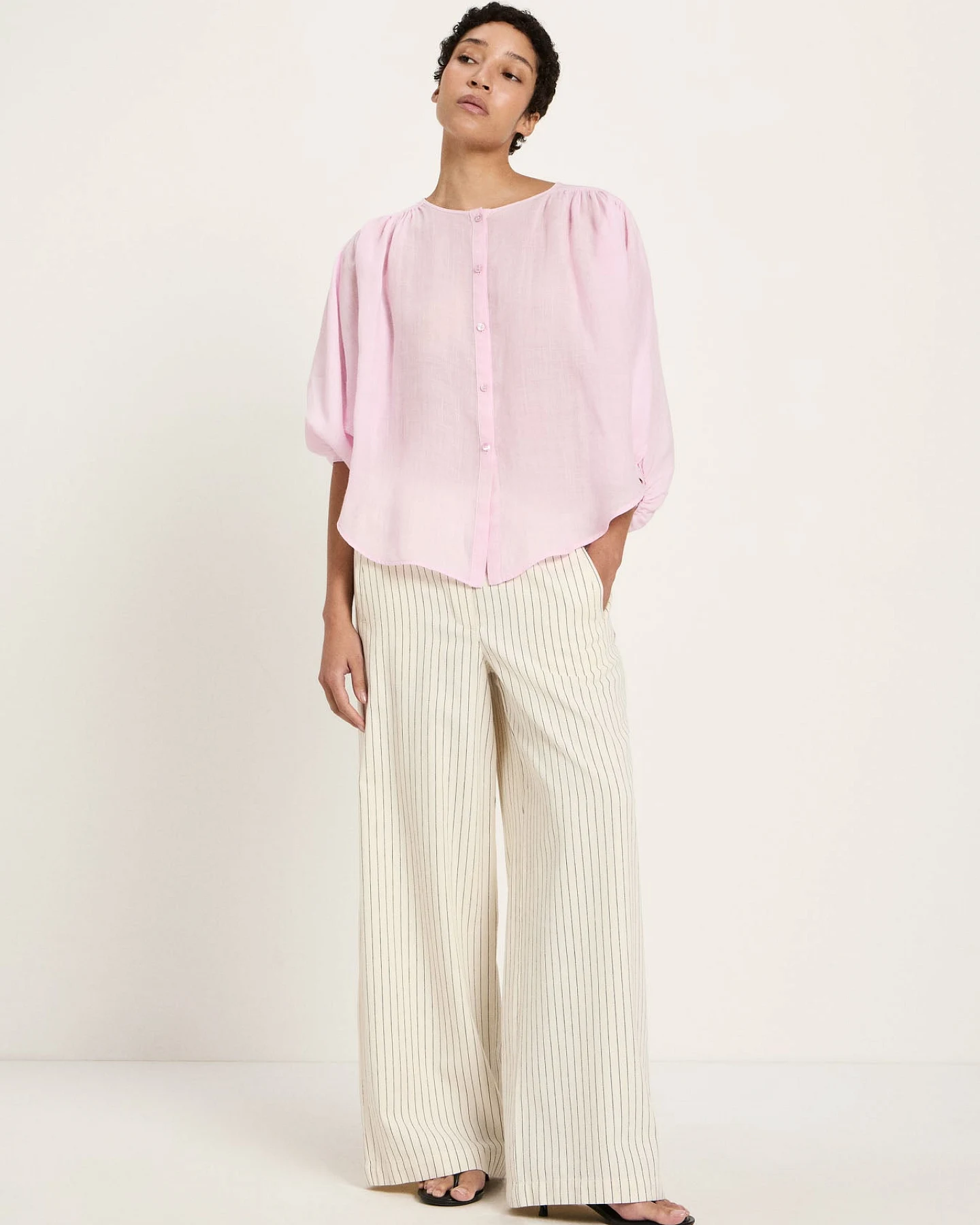 Bluse mit Kräuseln – Ansicht 2