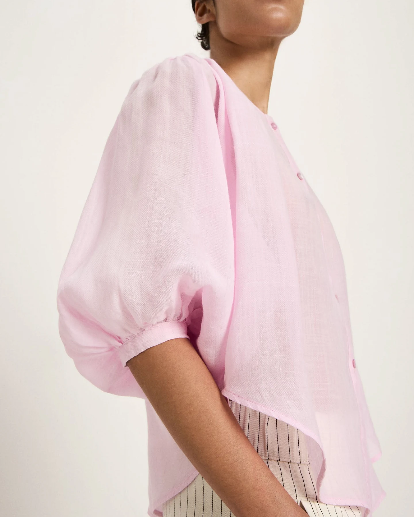Bluse mit Kräuseln – Ansicht 4