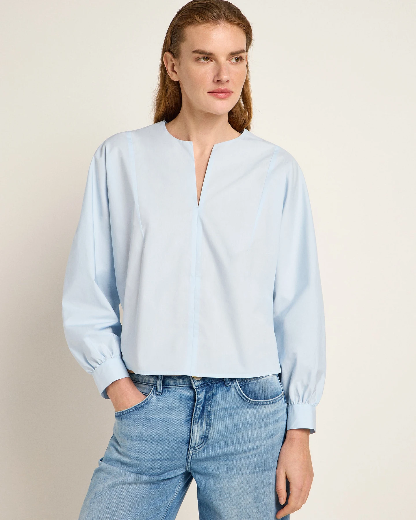 Bluse mit Kräuseln – Ansicht 2