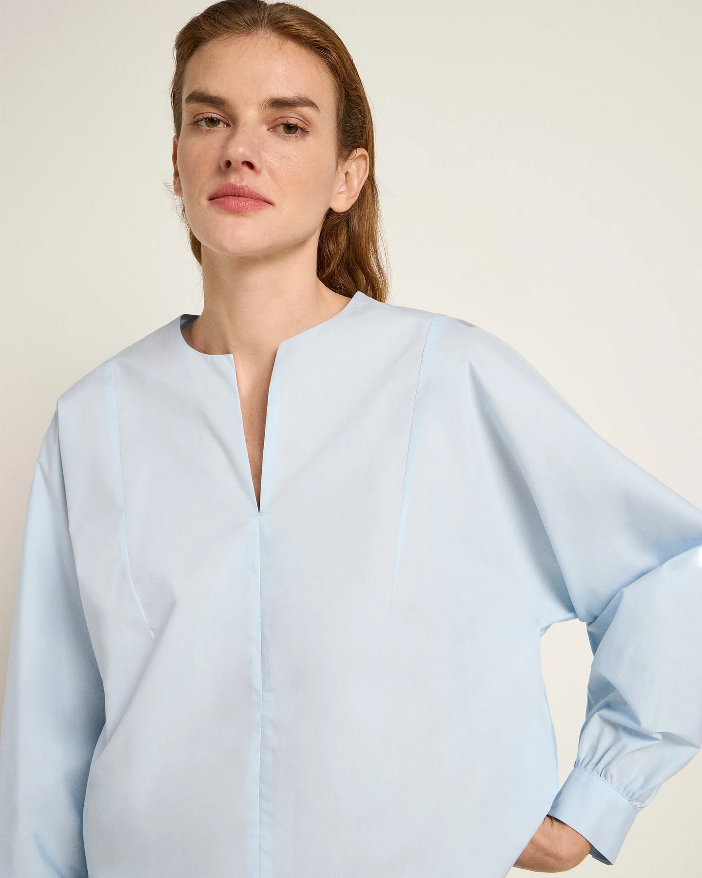 Bluse mit Kräuseln – Ansicht 3