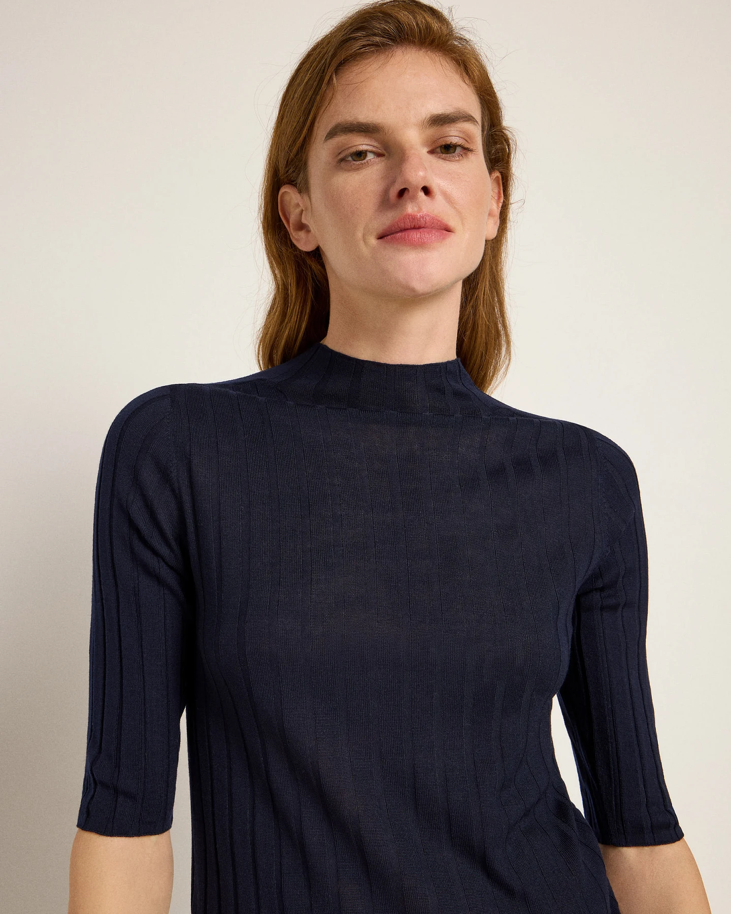 Rippenpullover Halbarm (GOTS) – Ansicht 3