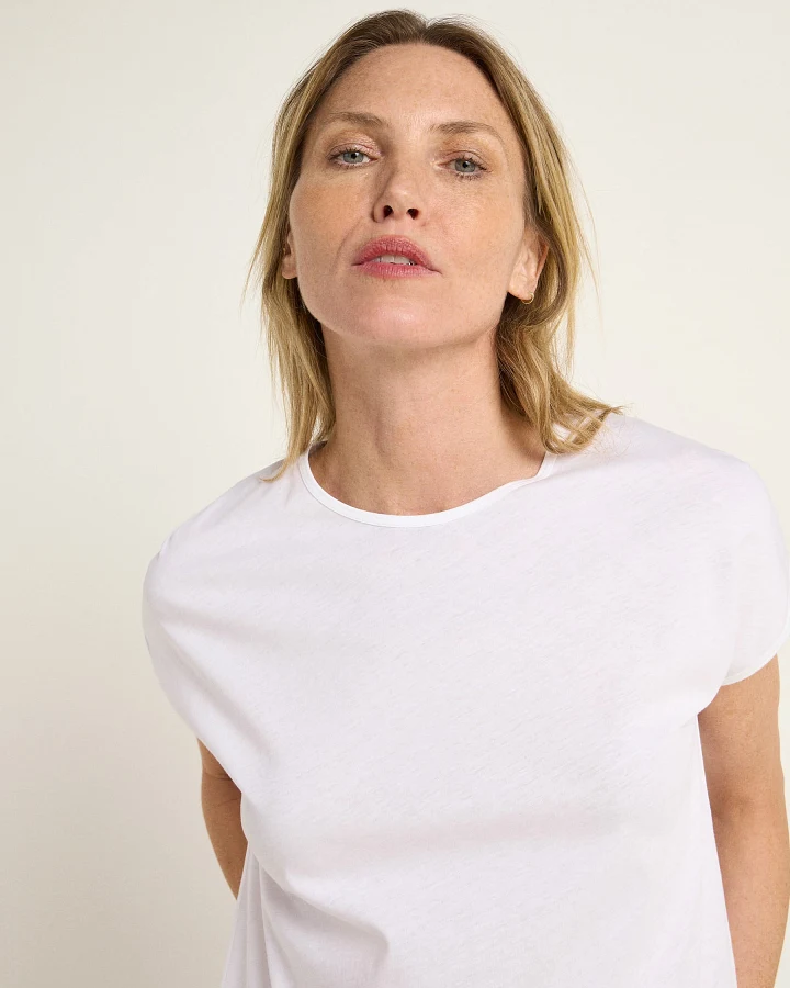 Shirt (GOTS) mit überschnittener Schulter