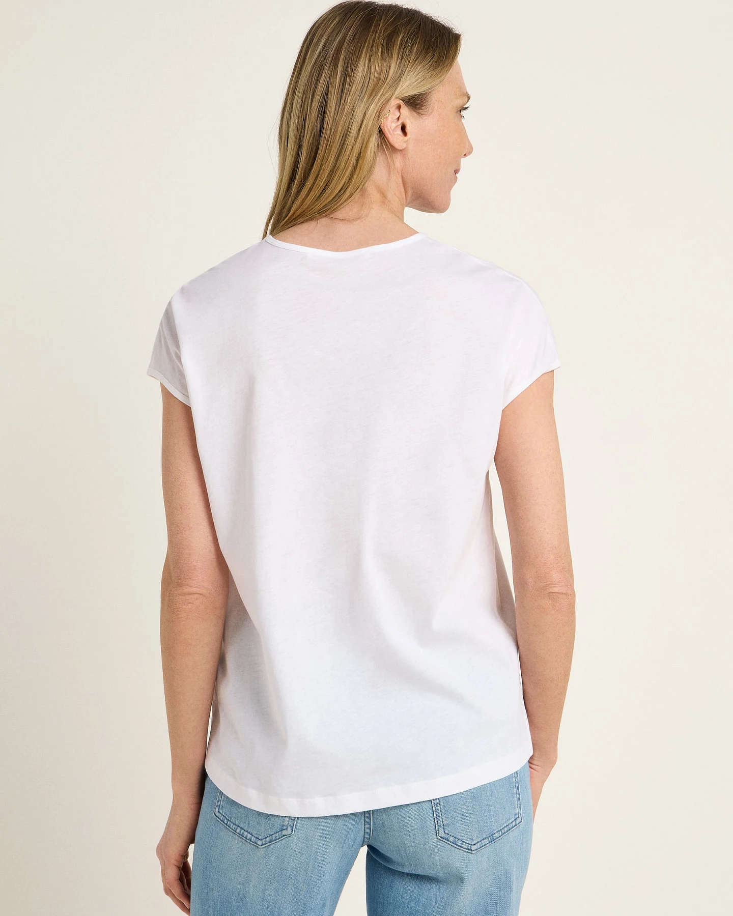 Shirt (GOTS) mit überschnittener Schulter – Ansicht 5