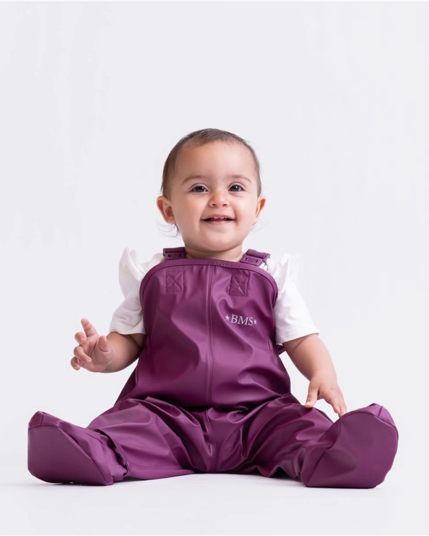 BMS "BabyBuddy" Krabbel- und Regenhose SoftSkin beere Gr.1 (8-16 Monate) – Ansicht 2
