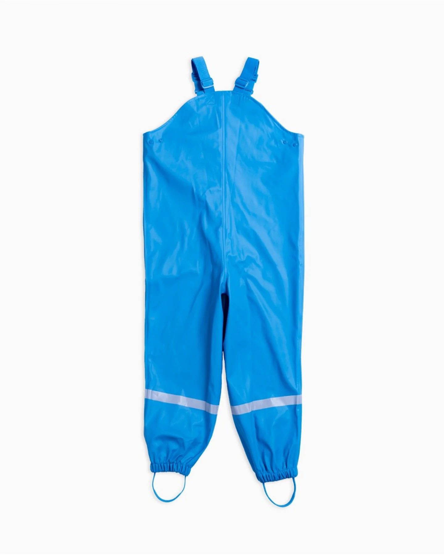 BMS Kinder Buddelhose Regenhose mit Latz Räuberwald SoftSkin hellblau Gr.116 – Ansicht 2