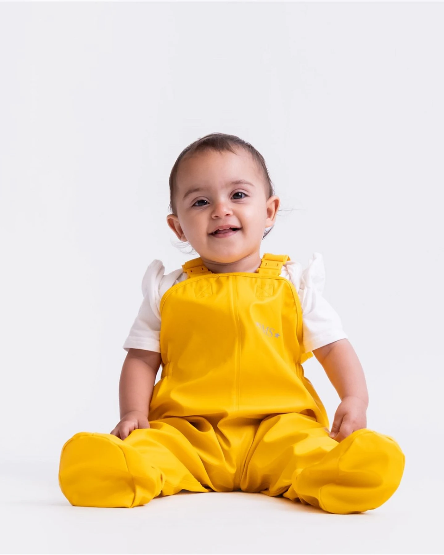 BMS "BabyBuddy" Krabbel- und Regenhose SoftSkin gelb Gr.1 (8-16 Monate) – Ansicht 2