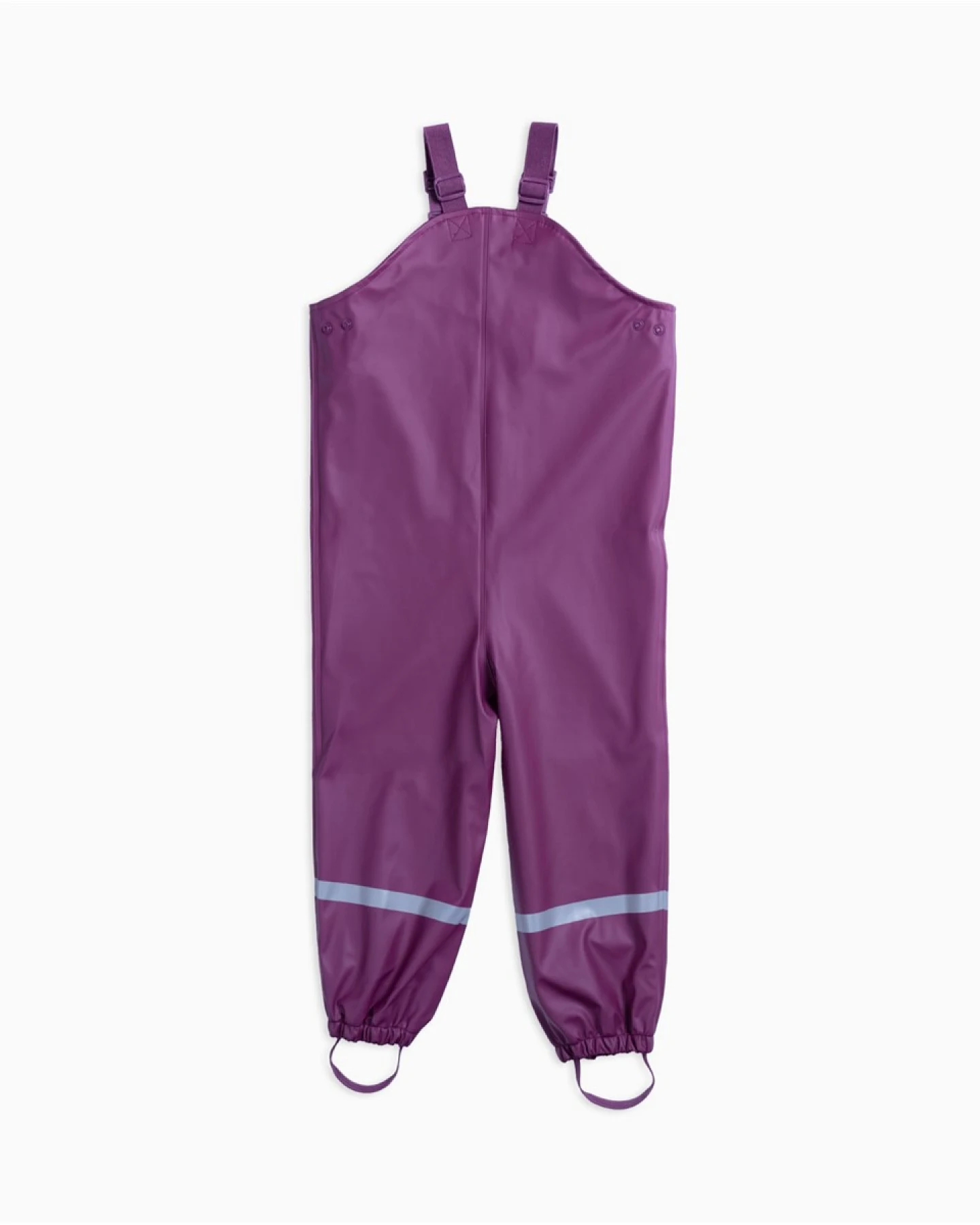 BMS Kinder Buddelhose Regenhose mit Latz Räuberwald SoftSkin purple Gr.122 – Ansicht 2