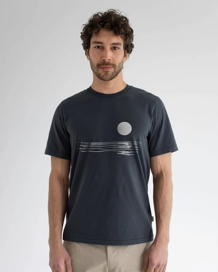 TWOTHIRDS Herren vegan T-Shirt Offshore Dark Sand