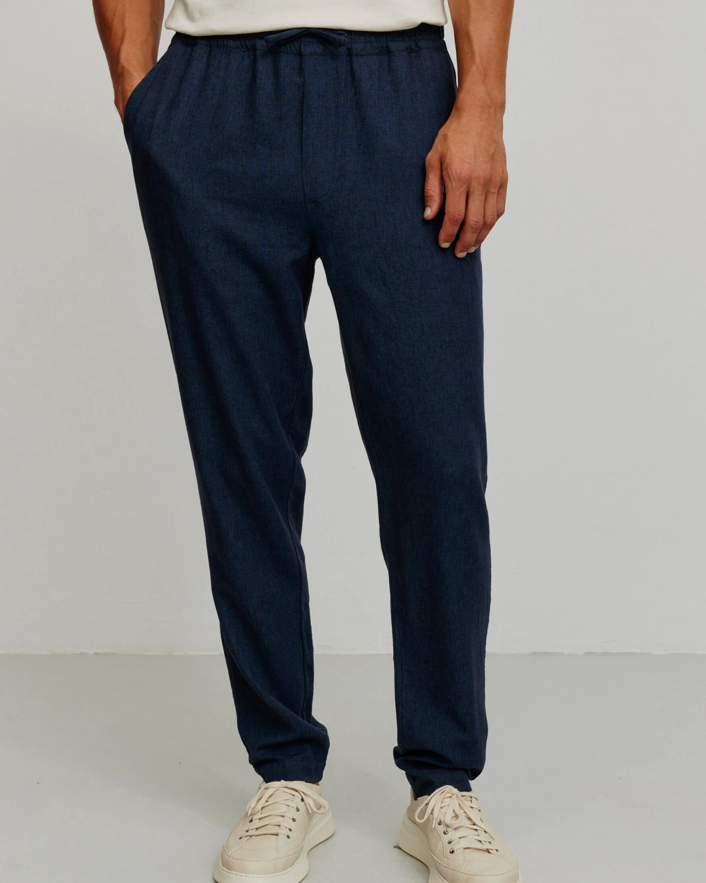 Recolution Herren vegan Hose Tangelo Navy – Ansicht 2