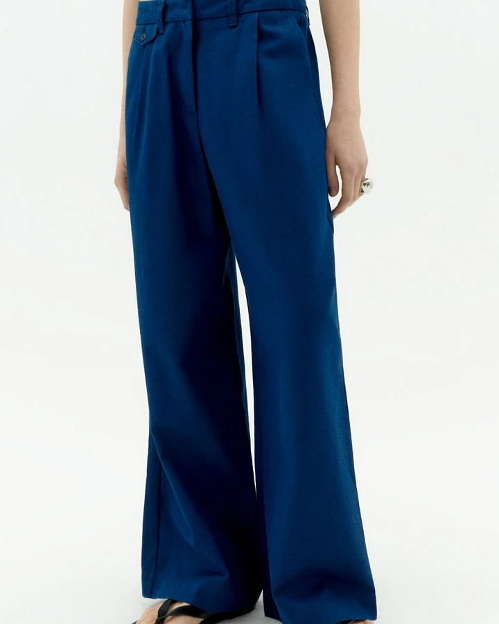 Thinking MU Damen vegan Hose Pat Blue