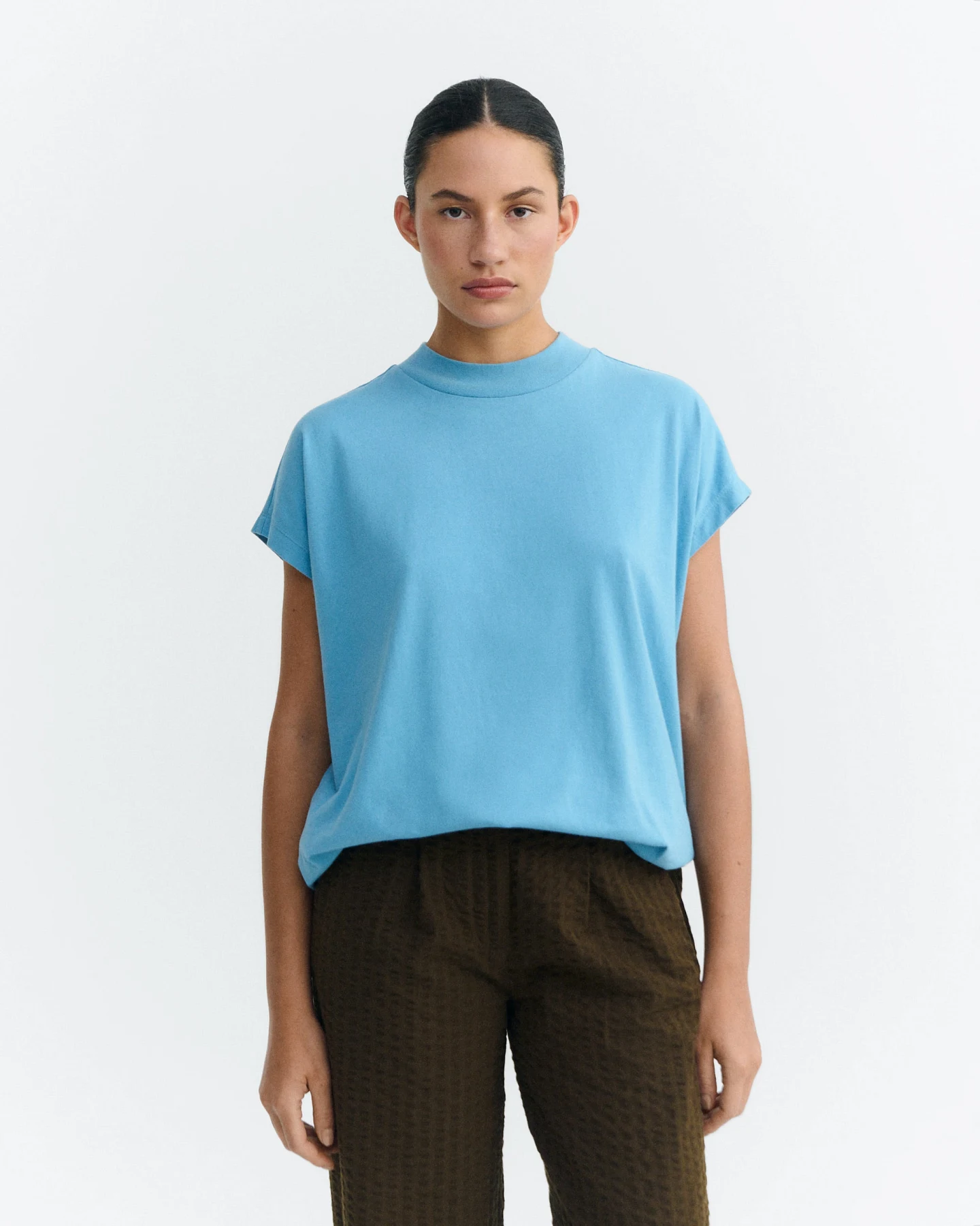 Thinking MU Damen vegan T-Shirt Volta Hellblau – Ansicht 2