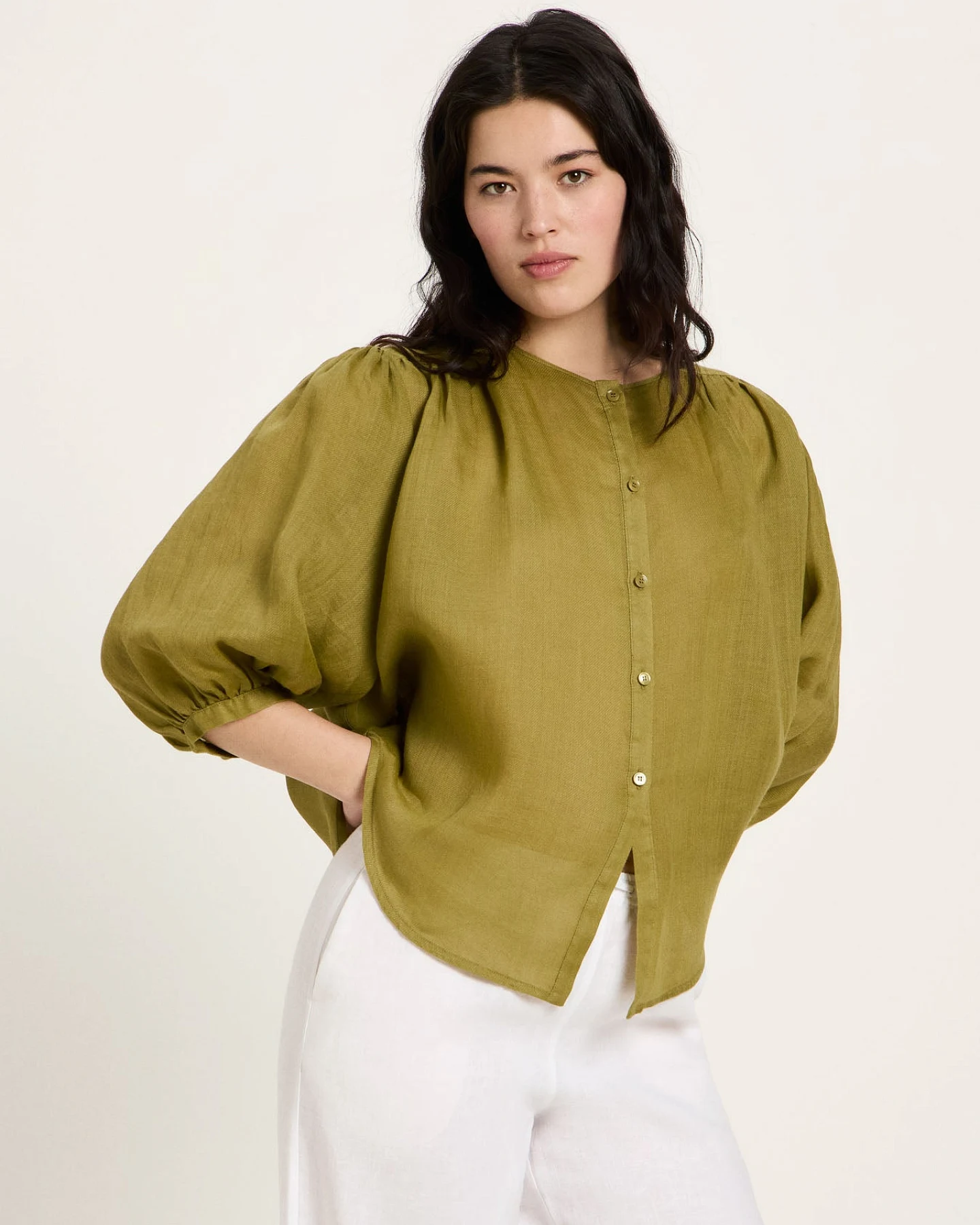 Bluse mit Kräuseln – Ansicht 6
