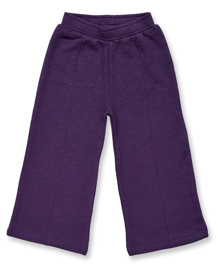 Sense Organics - Sweathose mit weitem Bein pflaume