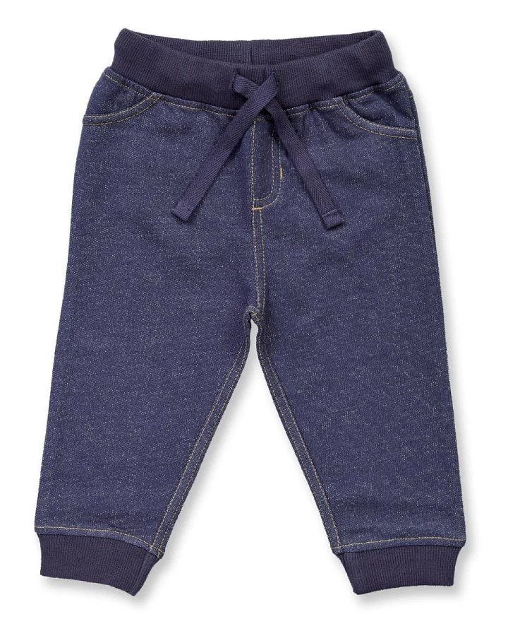 Sense Organics - Sweathose "Jeanslook" dunkelblau