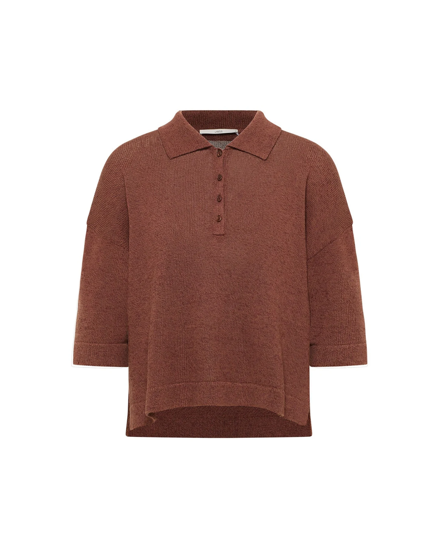 Halbarmpullover mit Polo-Kragen – Ansicht 7