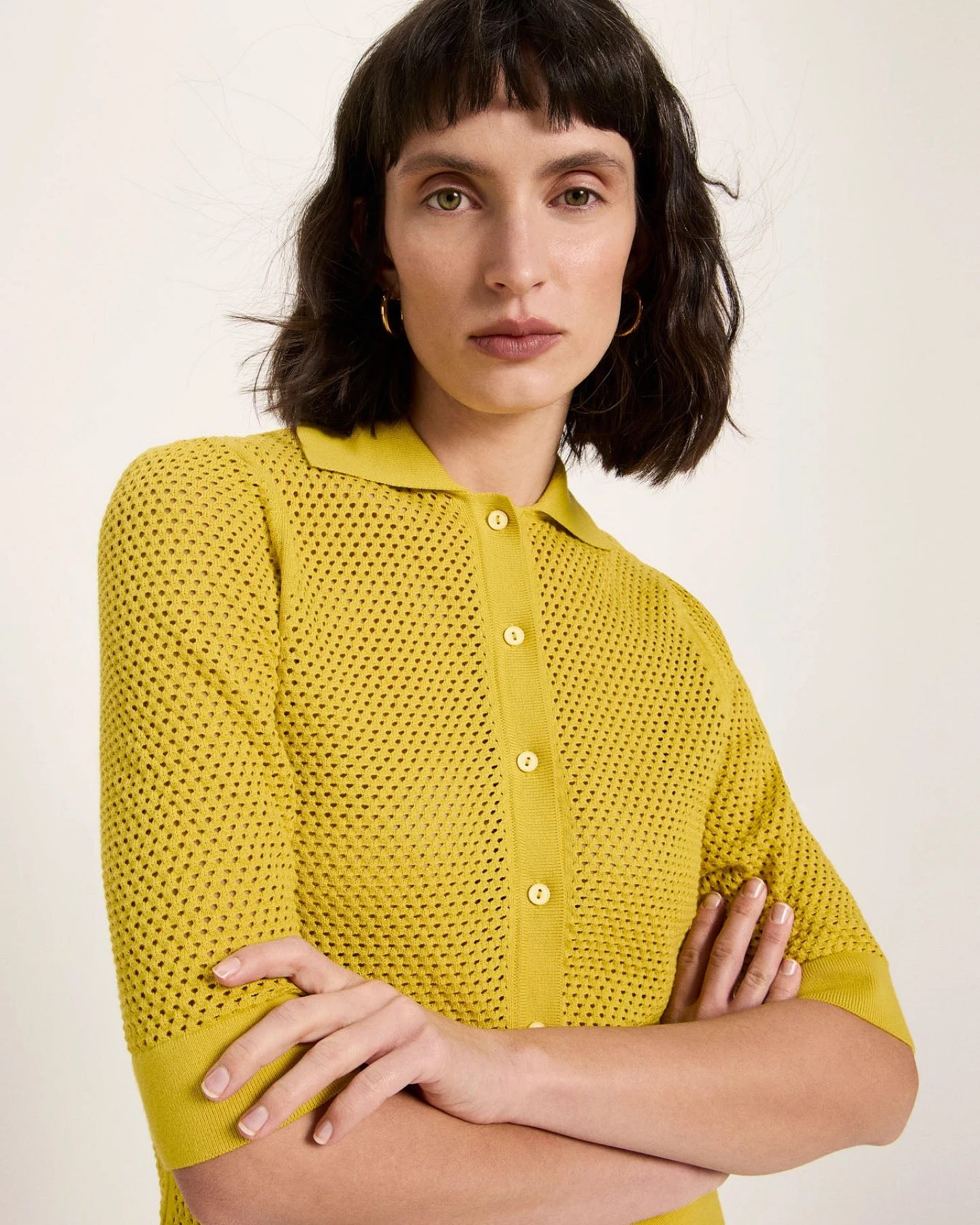 Strickjacke kurzarm (GOTS) – Ansicht 2