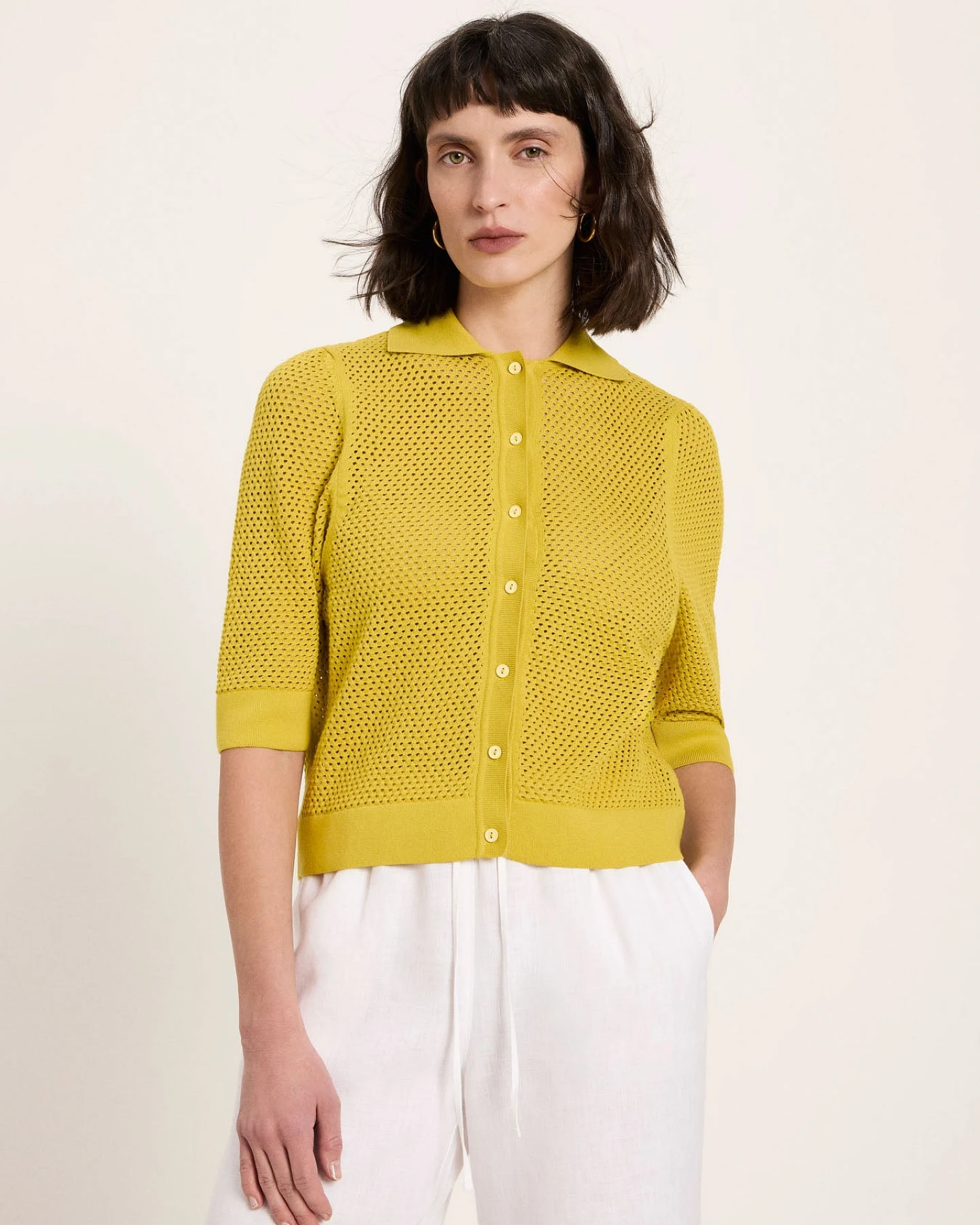 Strickjacke kurzarm (GOTS) – Ansicht 3