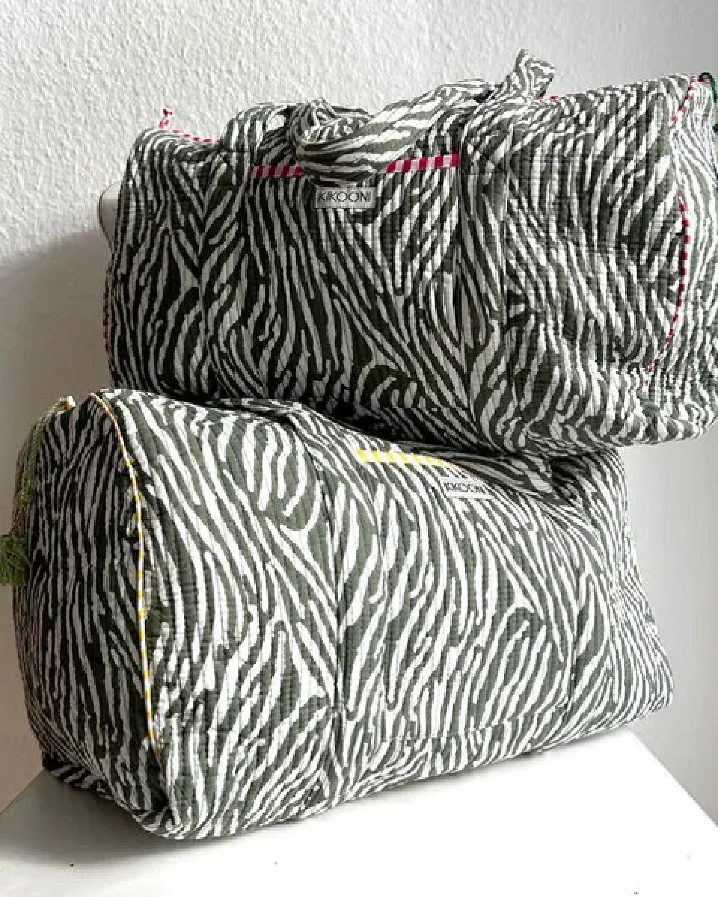 KIKOONI handgefertigte große Baumwolltasche "K. Shopper" – Ansicht 3
