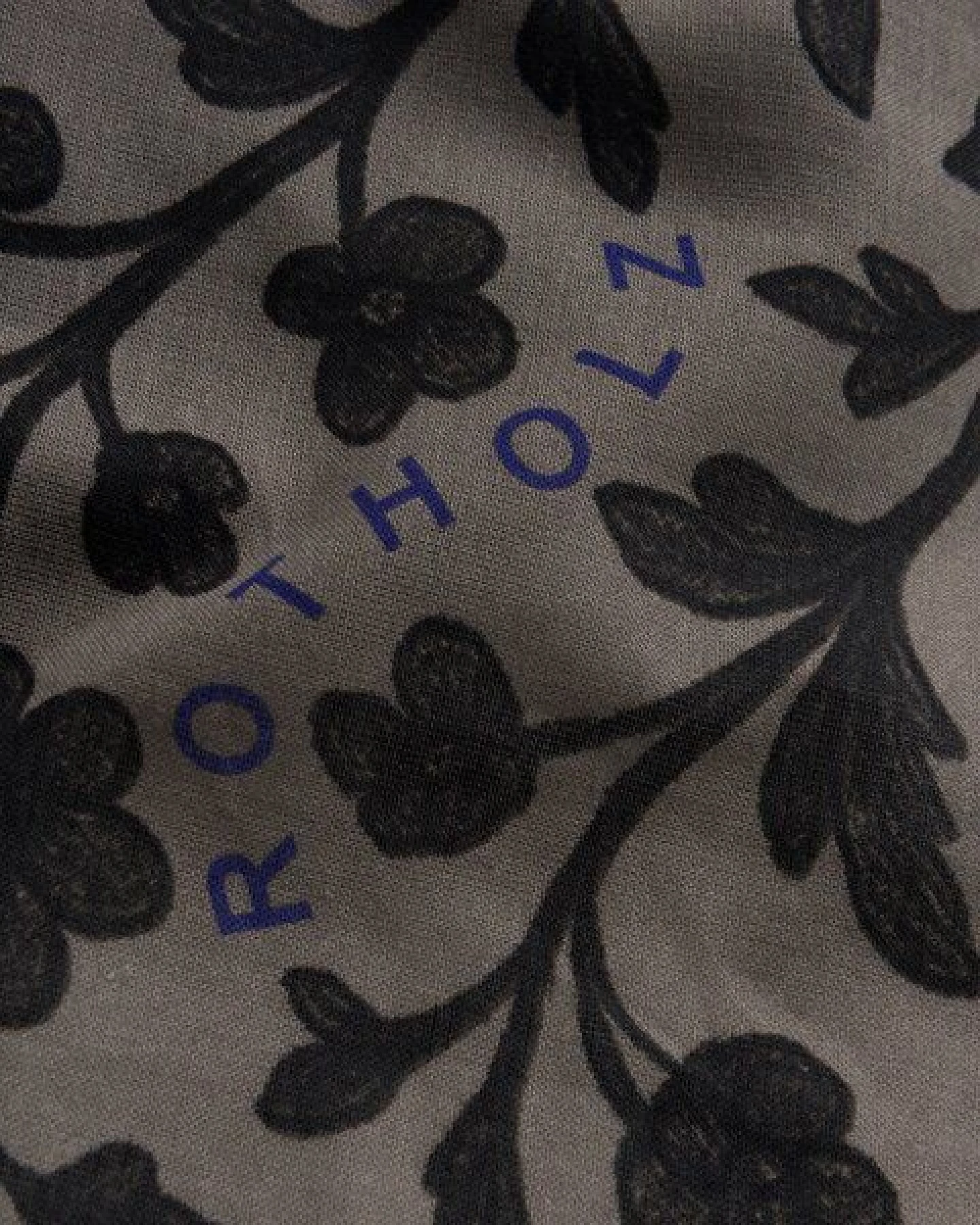 Rotholz - Tuch Flowery Bandana – Ansicht 2