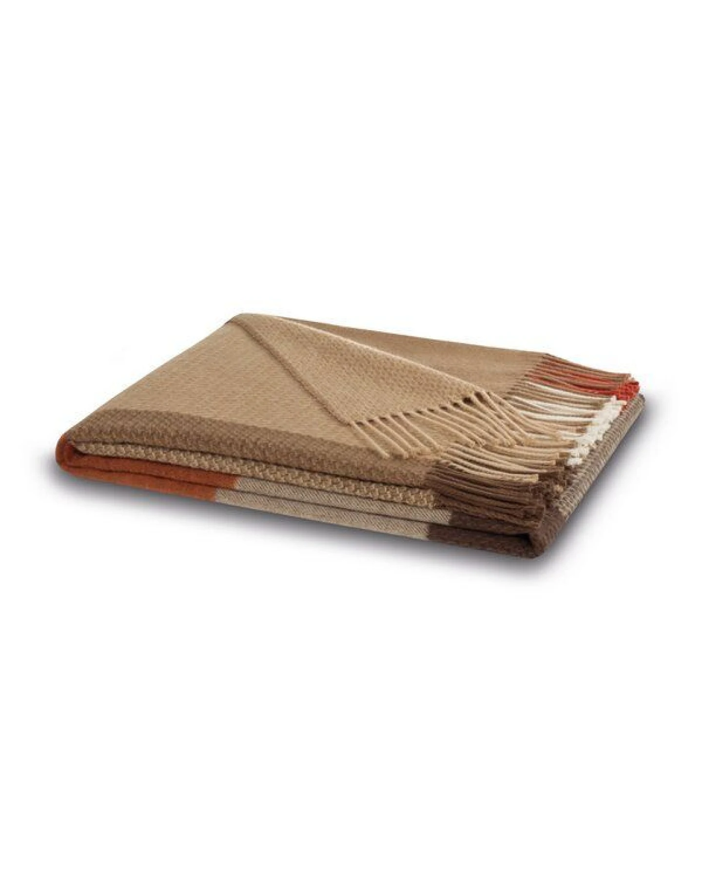 biederlack Fransenplaid Desire grey oder camel - herrlich leicht – Ansicht 3