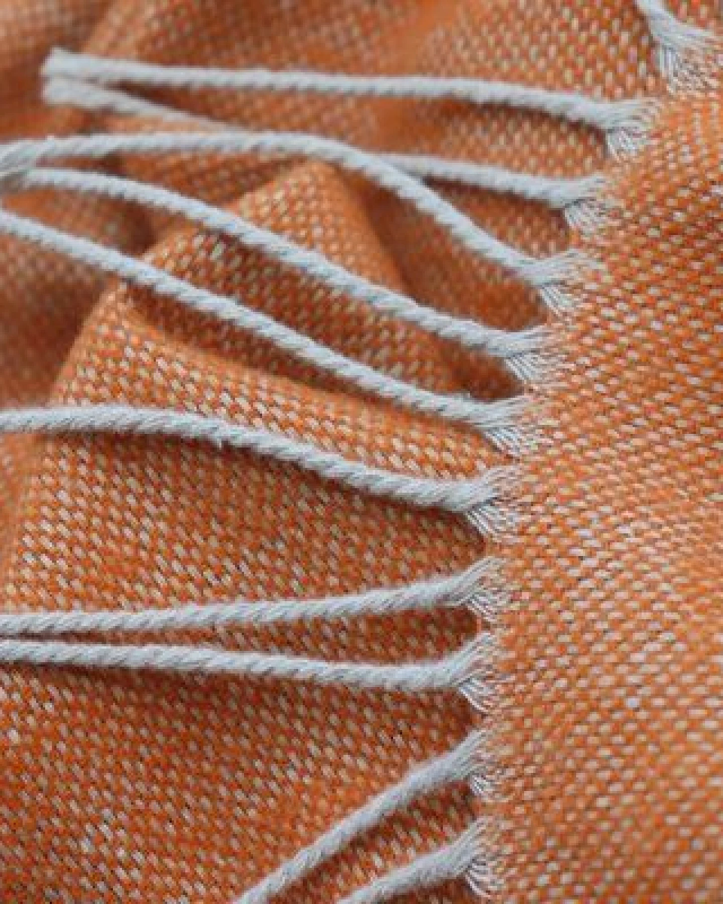 biederlack Fransenplaid Structure - herrlich leicht tolle Farben – Ansicht 4